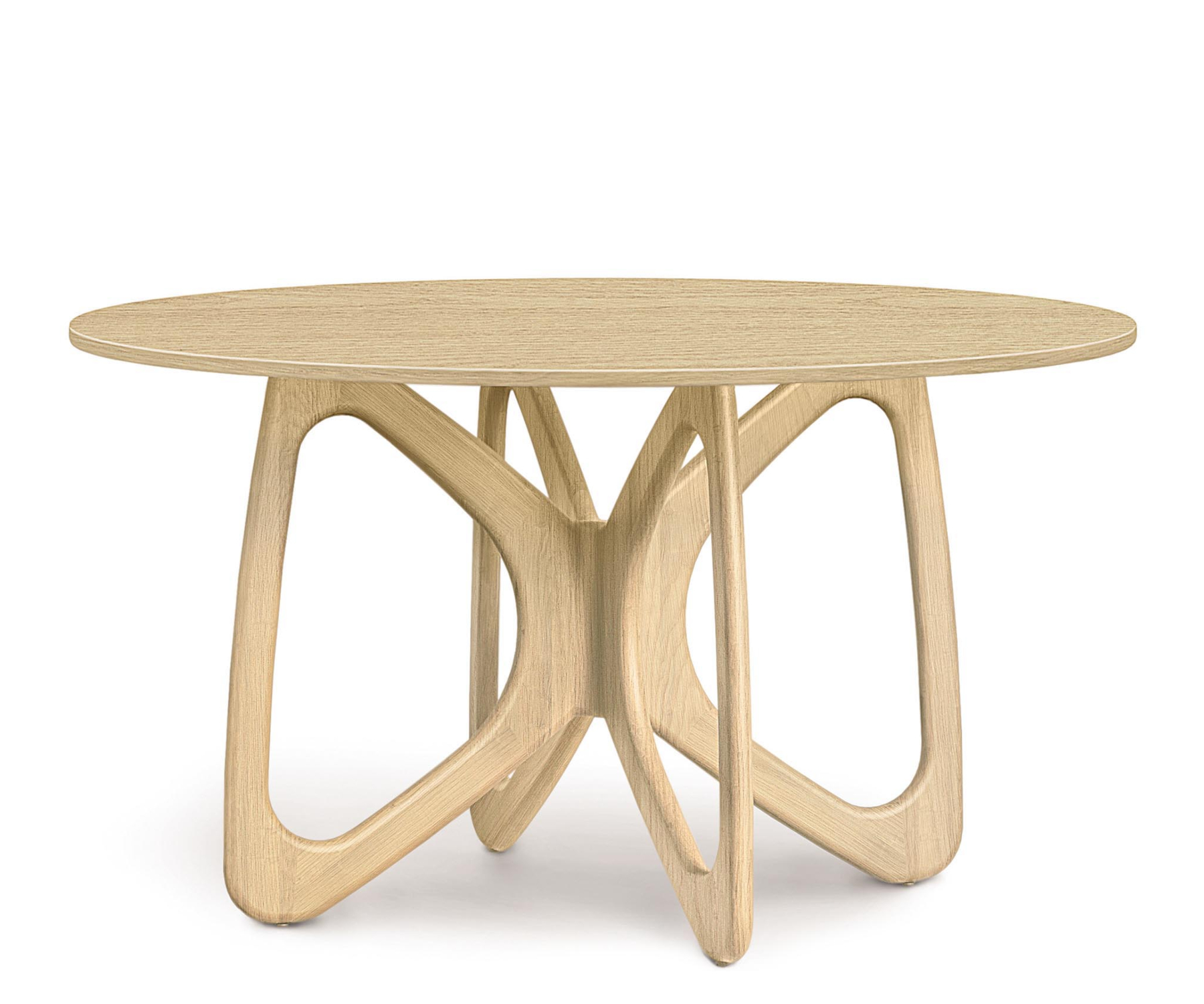 Butterfly 54" Round Table in Oak