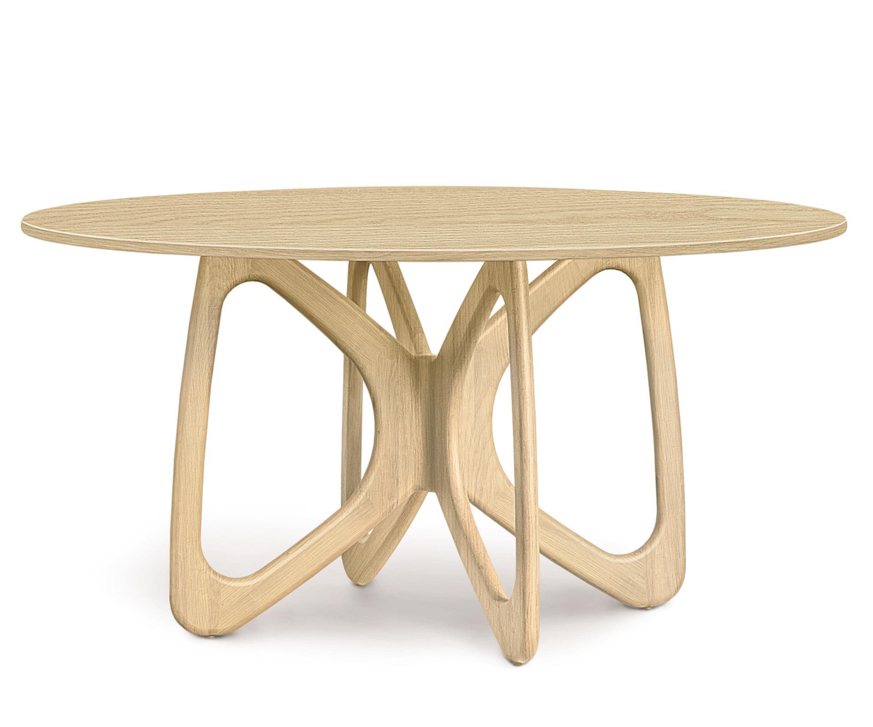 Butterfly 60" Round Table in Oak