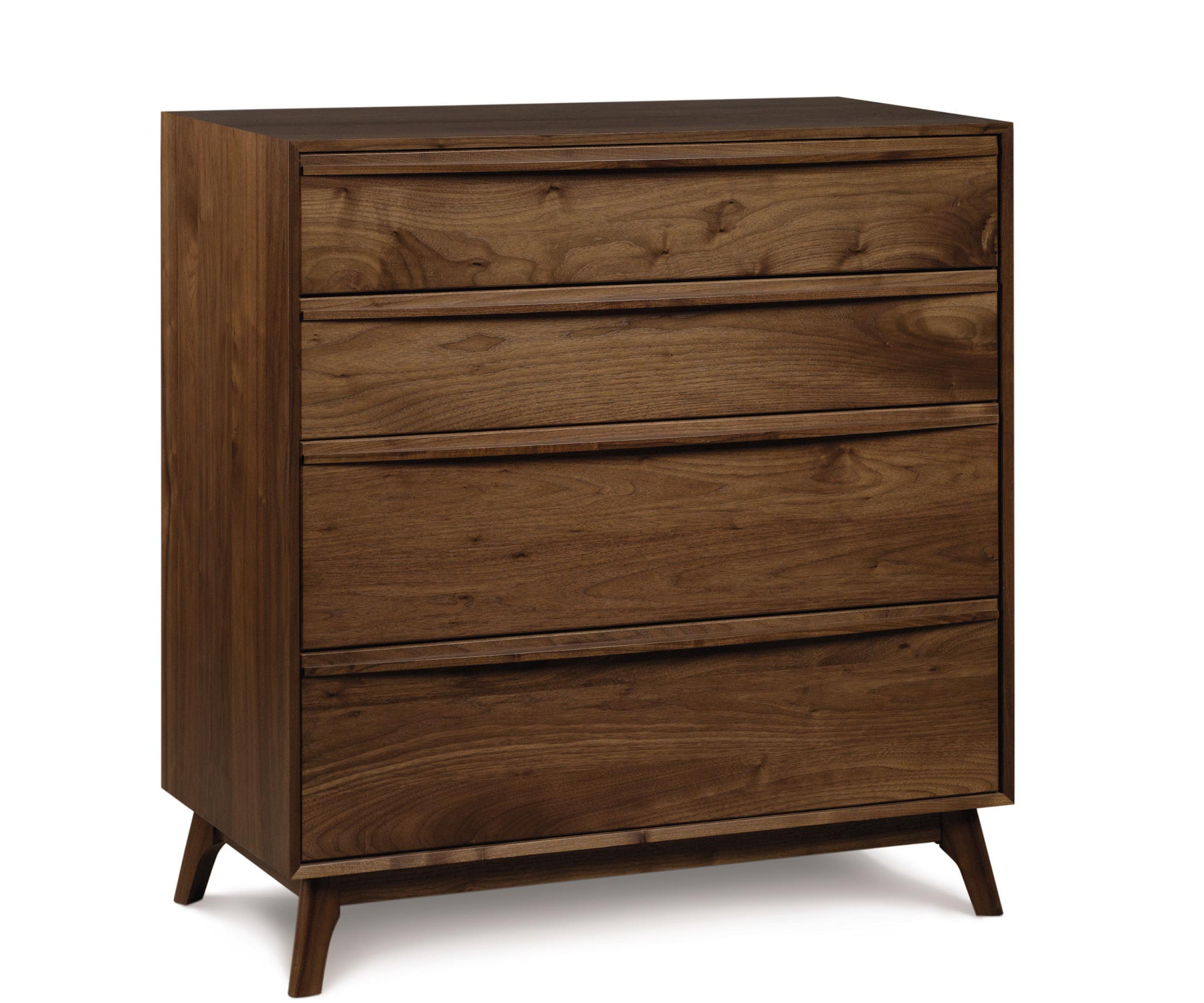 Catalina 4-Drawer Chest in Walnut