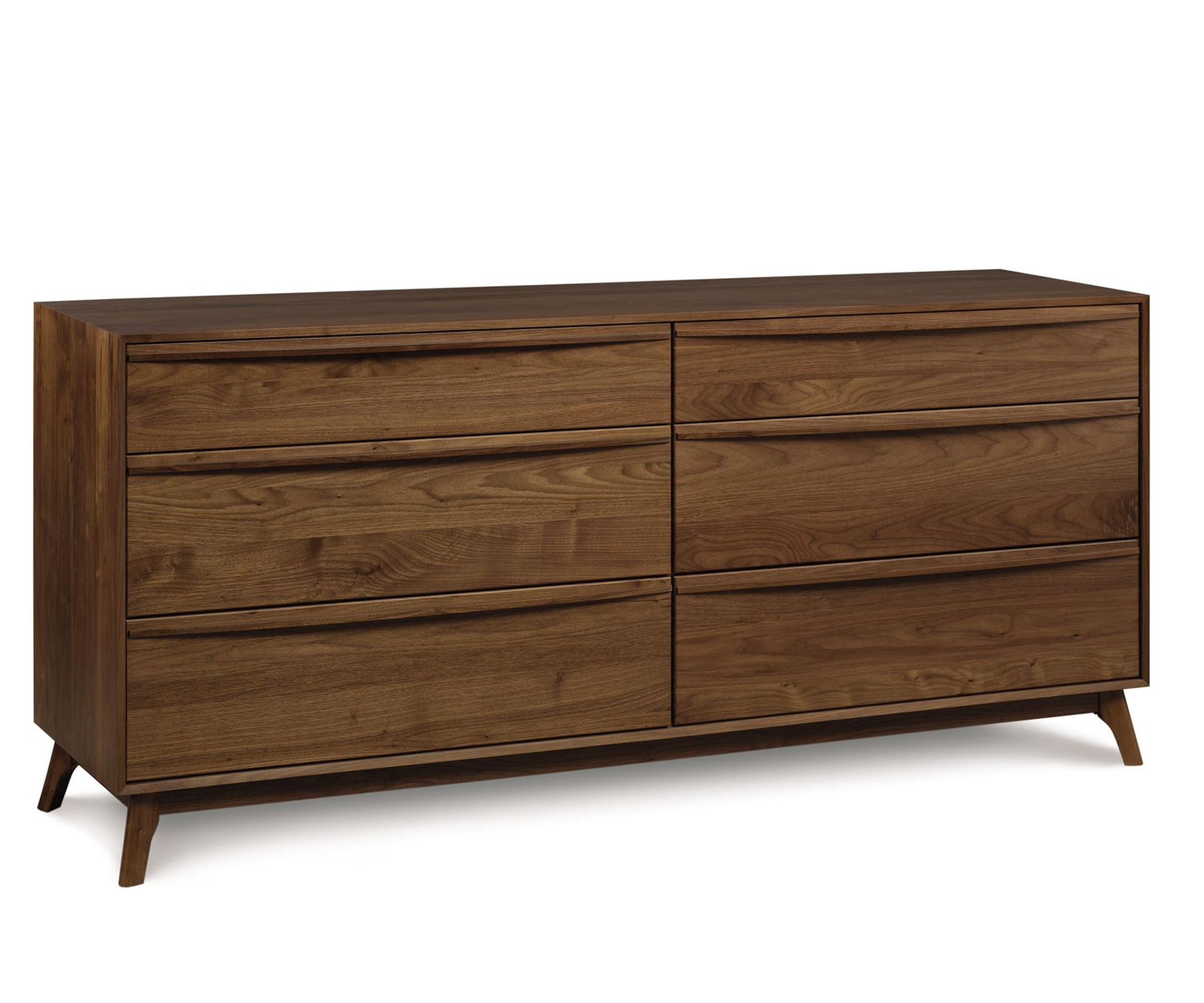 Copeland Catalina 6-Drawer Dresser in Walnut
