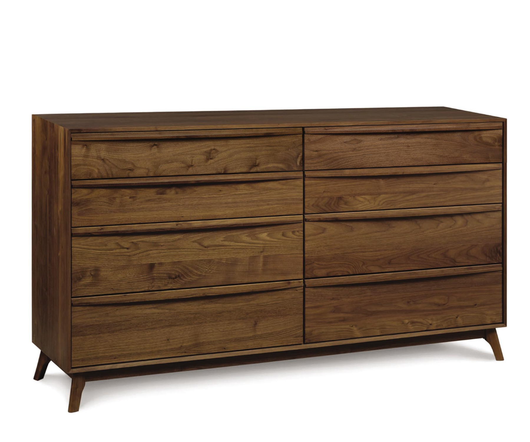 Copeland Catalina 8-Drawer Dresser in Walnut