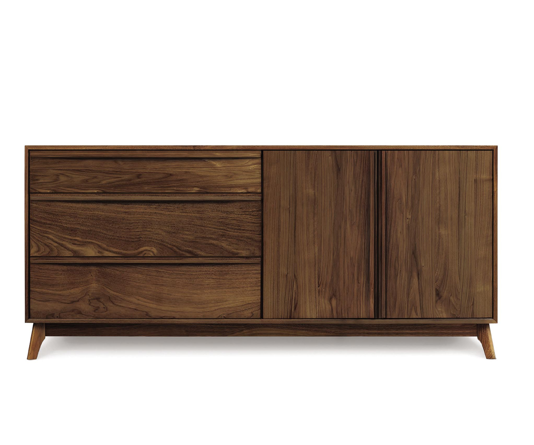 Copeland Catalina 3-Drawers Left and 2-Doors Right in Walnut
