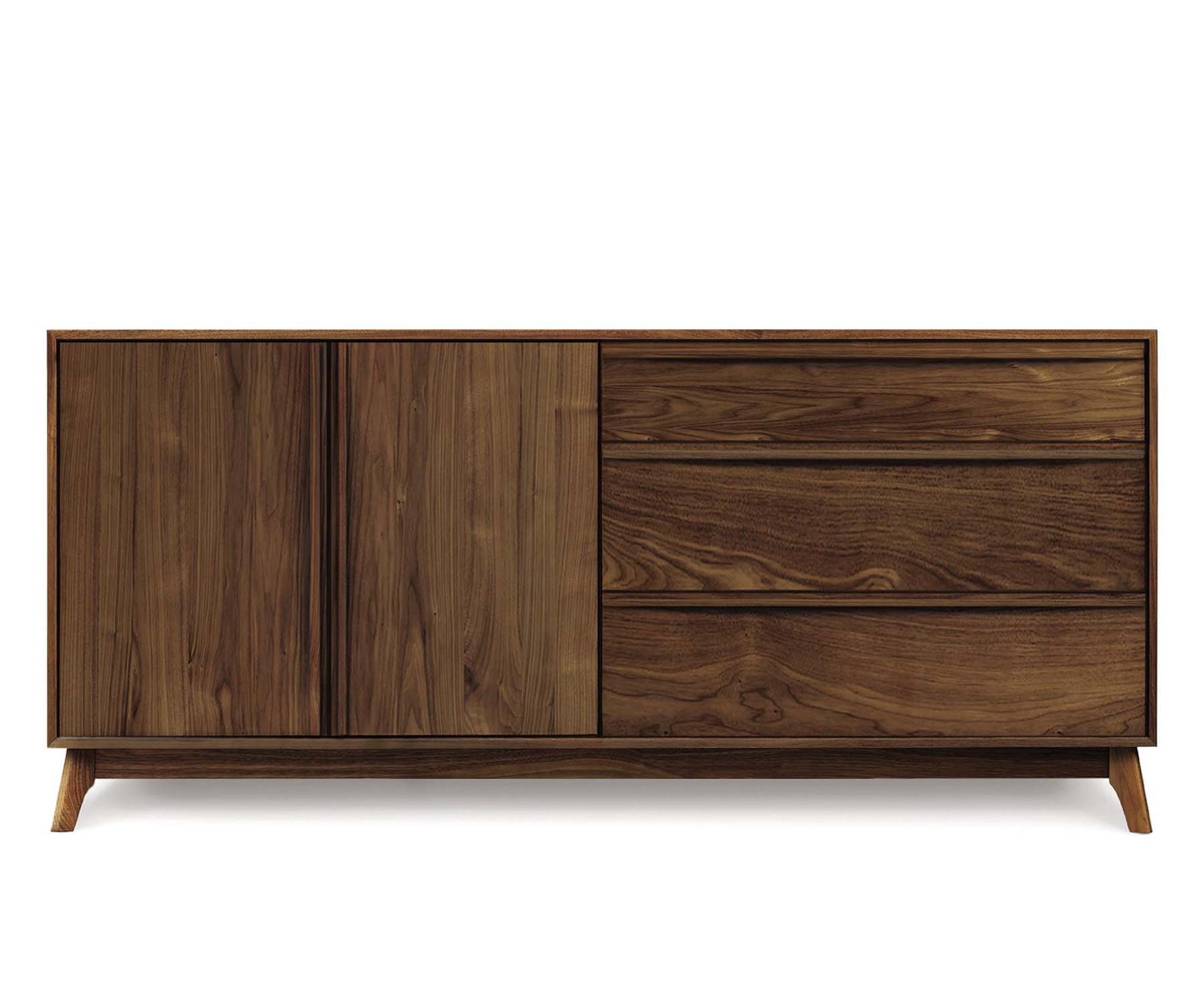 Copeland Catalina 3-Drawers Right and 2-Doors Left in Walnut