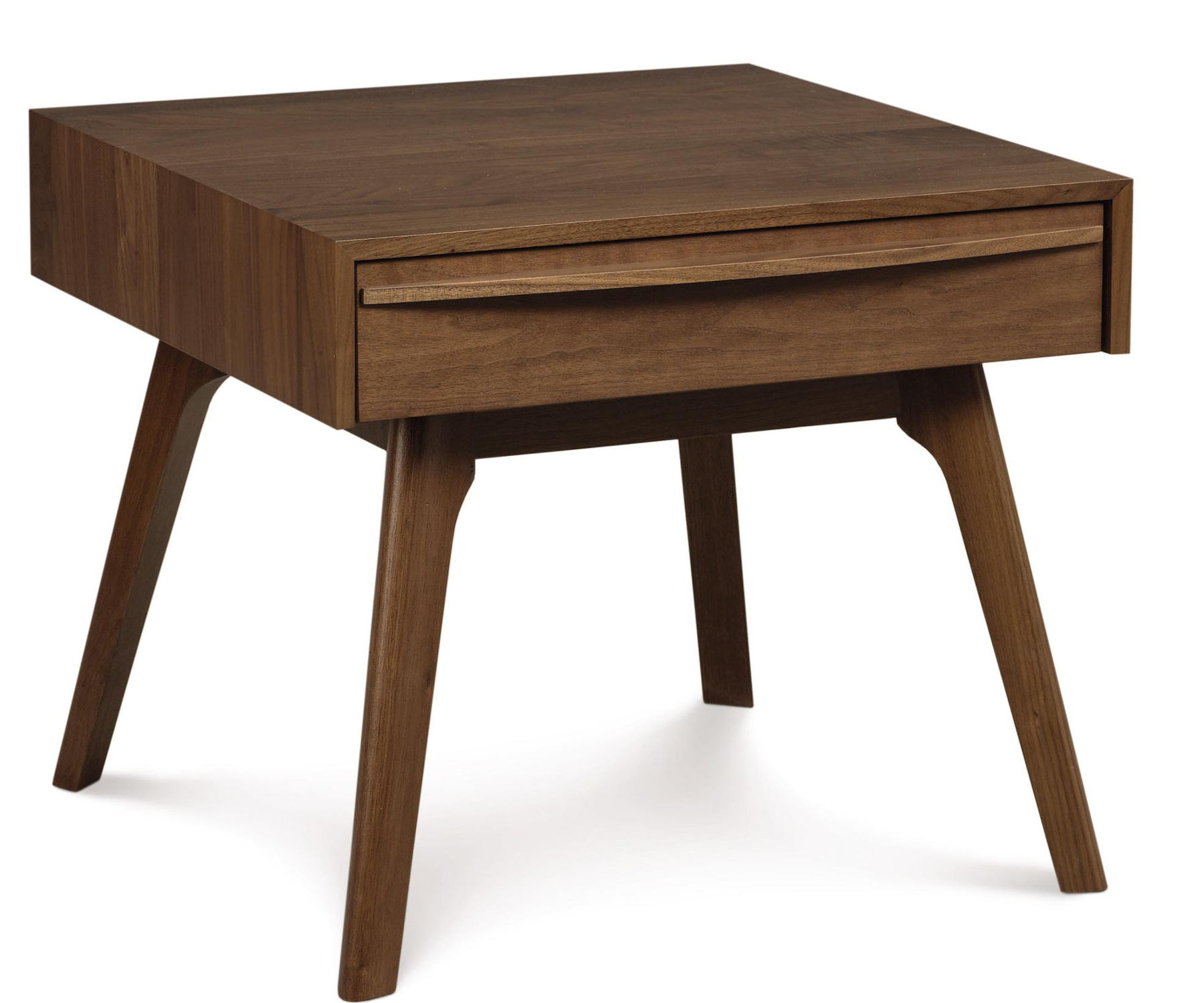 Catalina 1-Drawer Bedside Table  in Walnut