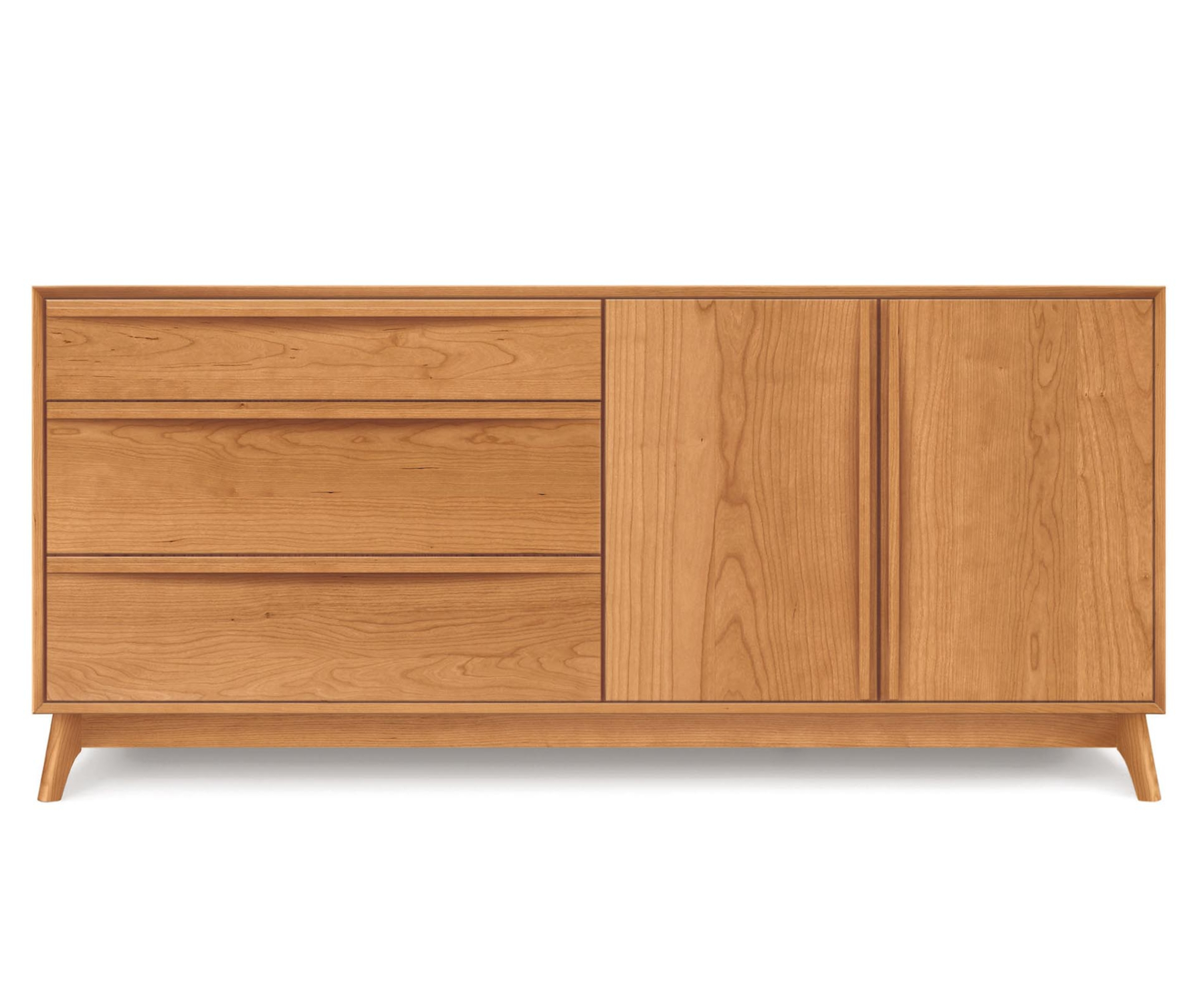 Catalina 3-Drawers Left and 2-Door Right Buffet in Cherry