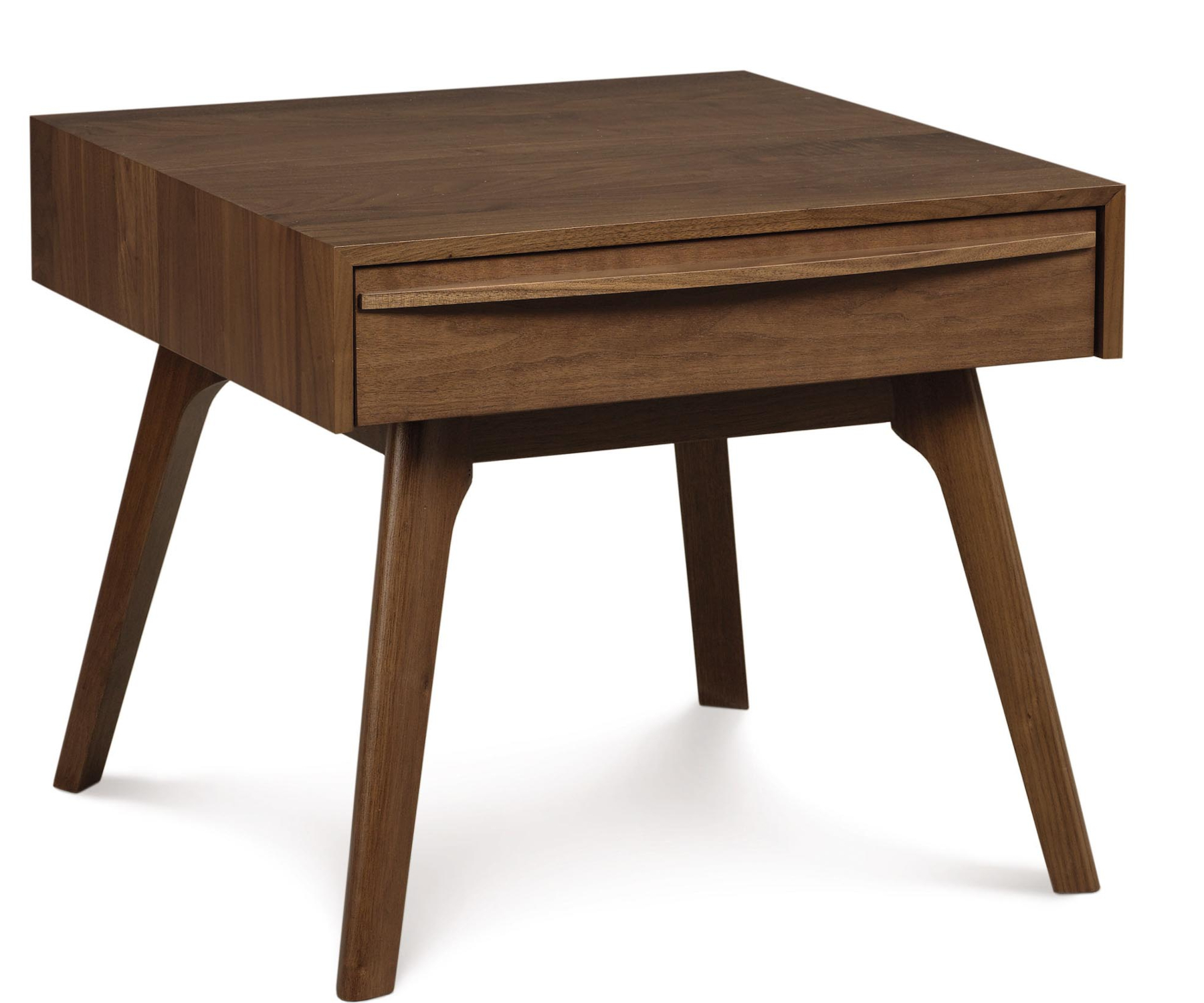 Catalina 1-Drawer End Table in Walnut