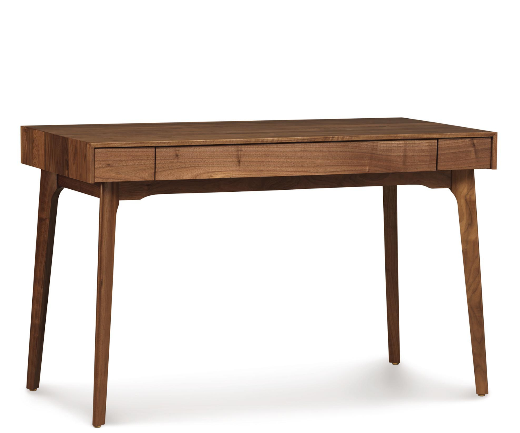 Catalina 24" x 48" Desk with Keyboard Tray in Walnut
