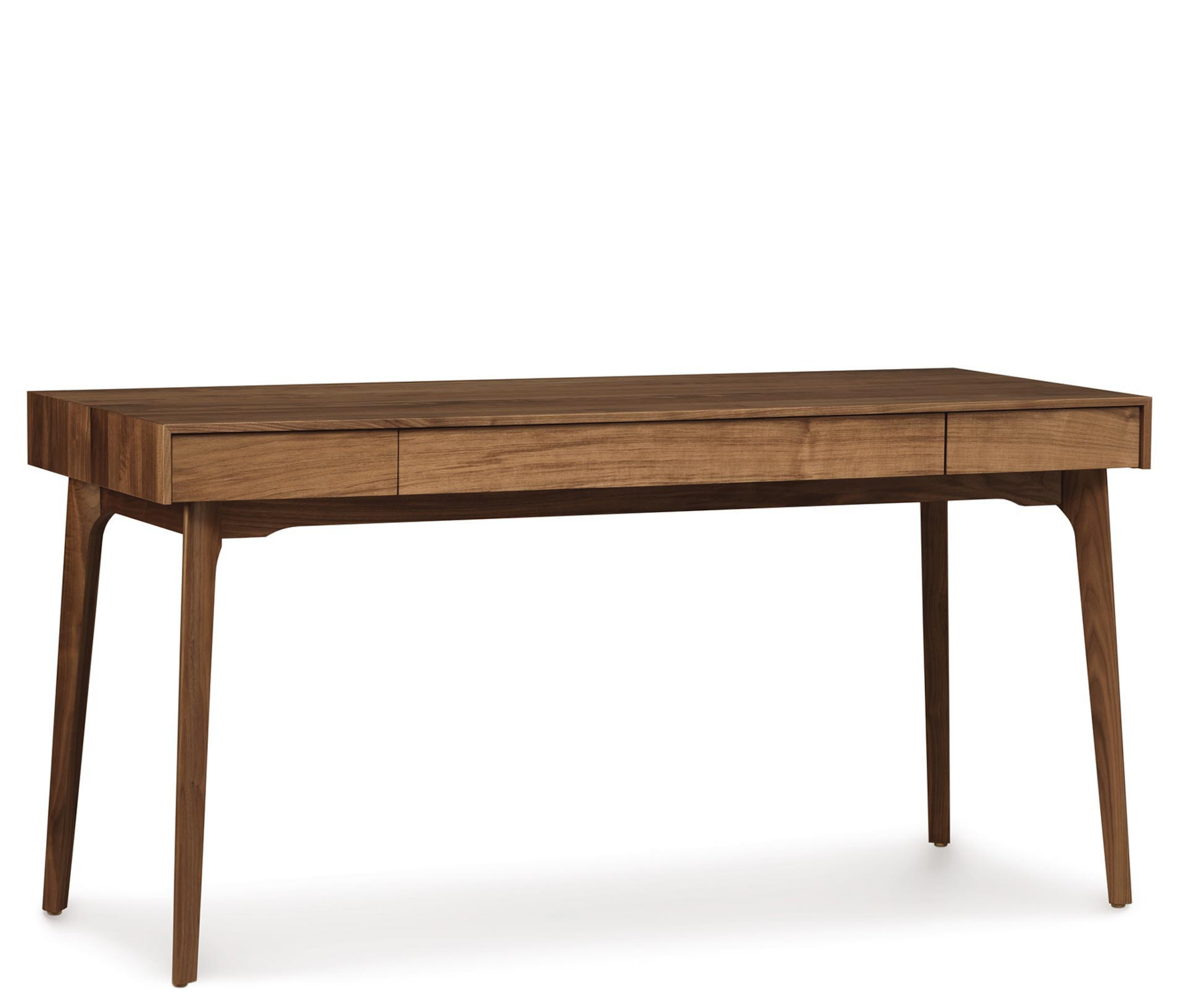 Catalina 24" x 60" Desk with Keyboard Tray in Walnut
