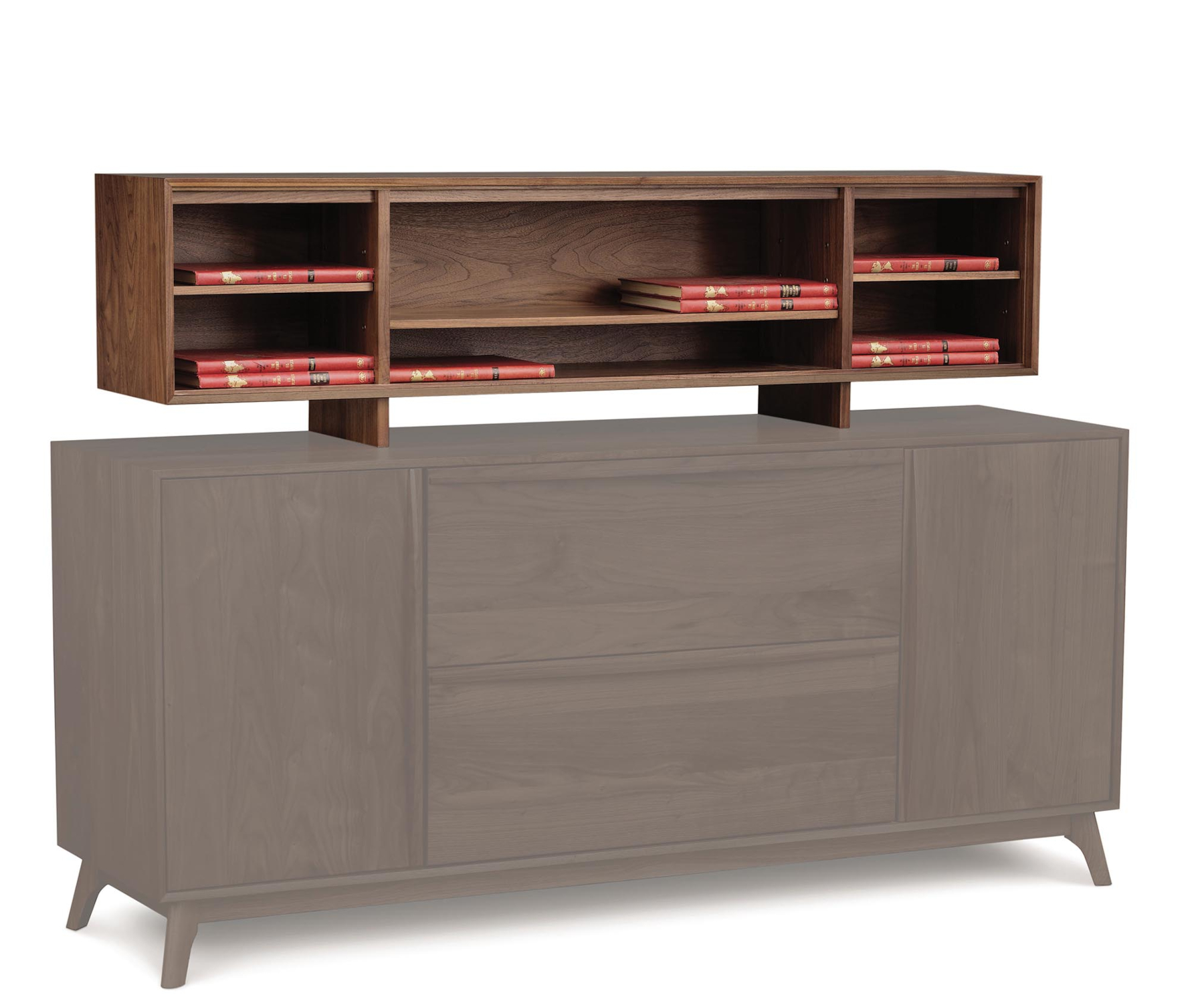 Catalina Credenza Organizer in Walnut