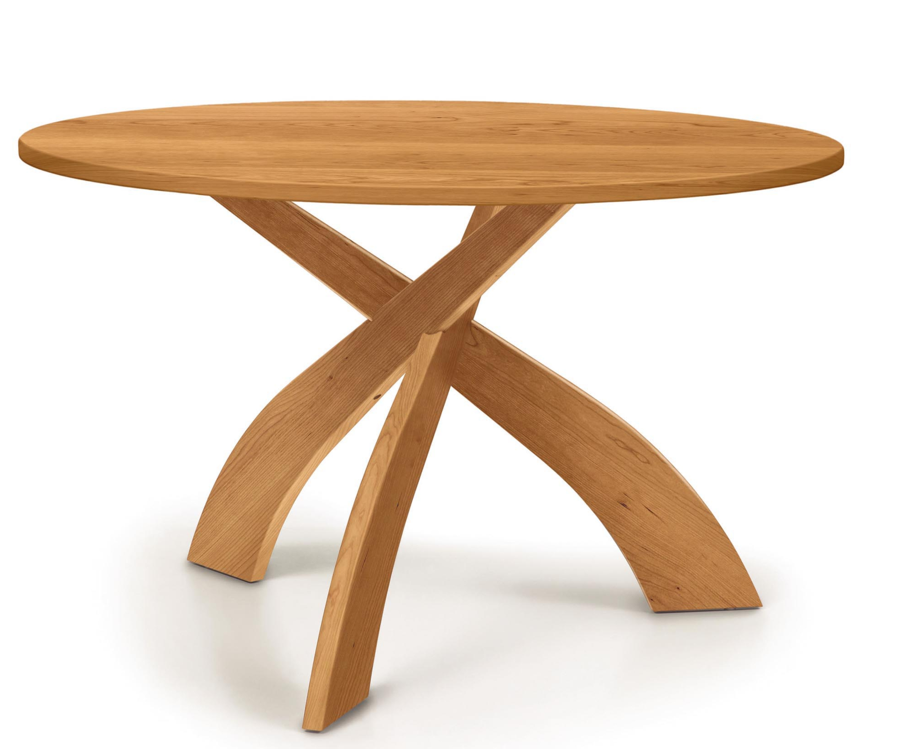 Entwine 48" Round Table in Cherry