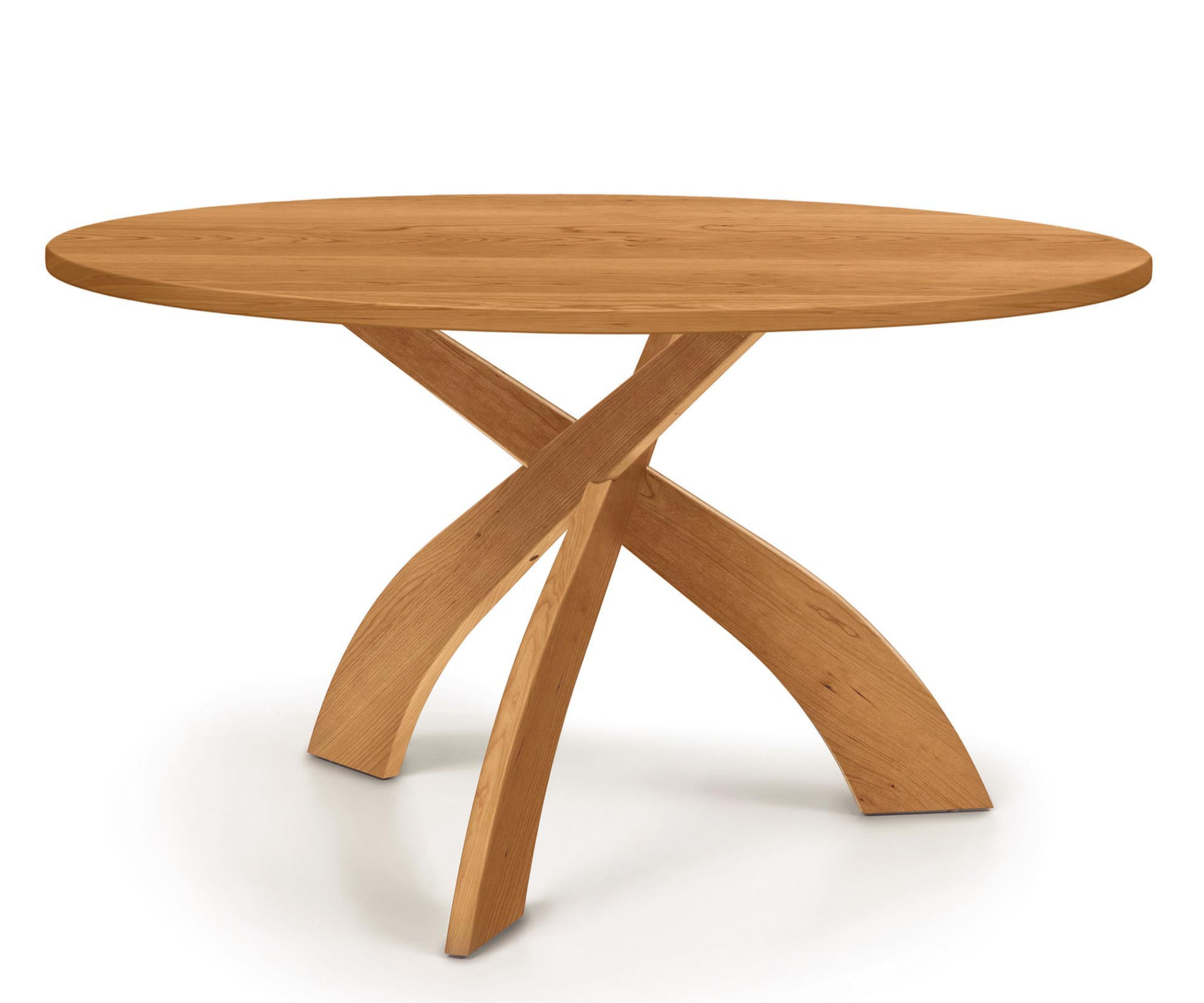 Entwine 54" Round Table in Cherry