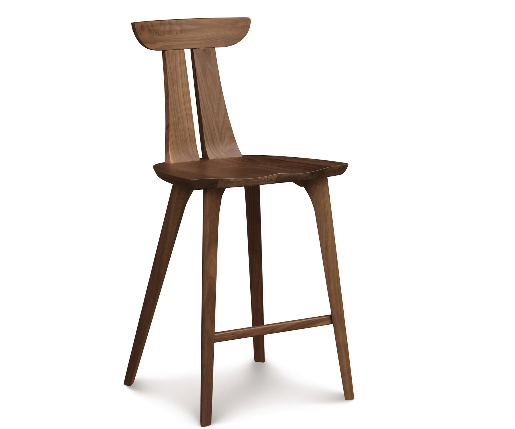 Estelle Counter Chair in Walnut