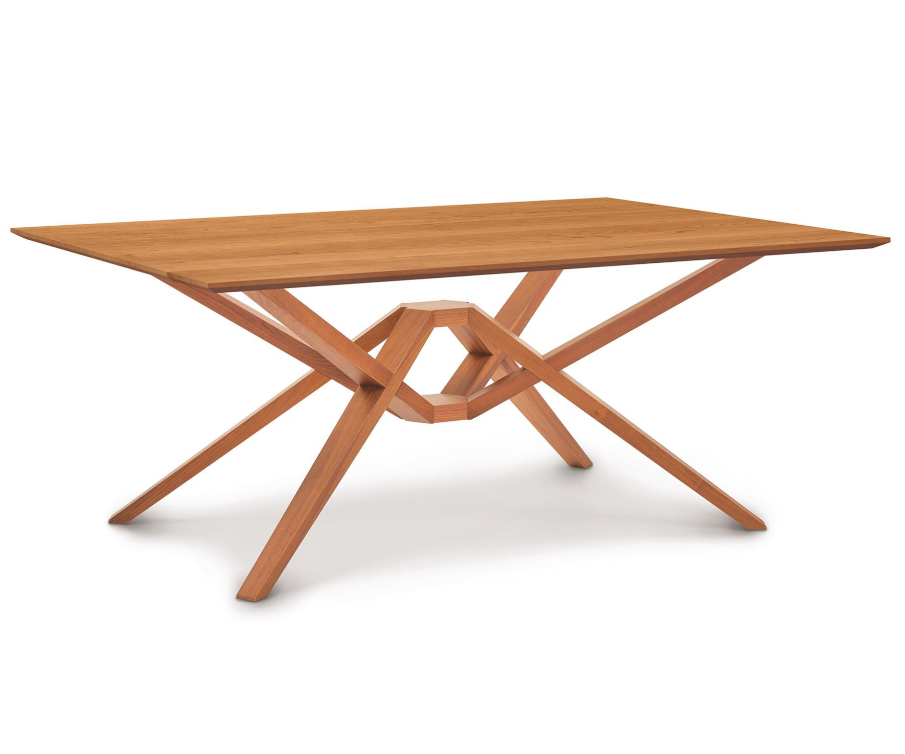 Exeter 48" x 72" Fixed Top Table in Cherry