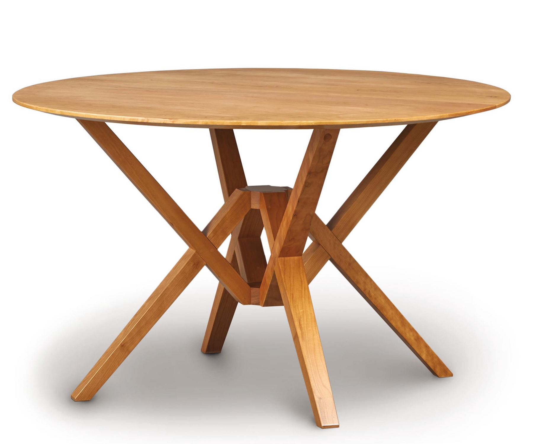 Exeter 48" Round Fixed Top Table in Cherry