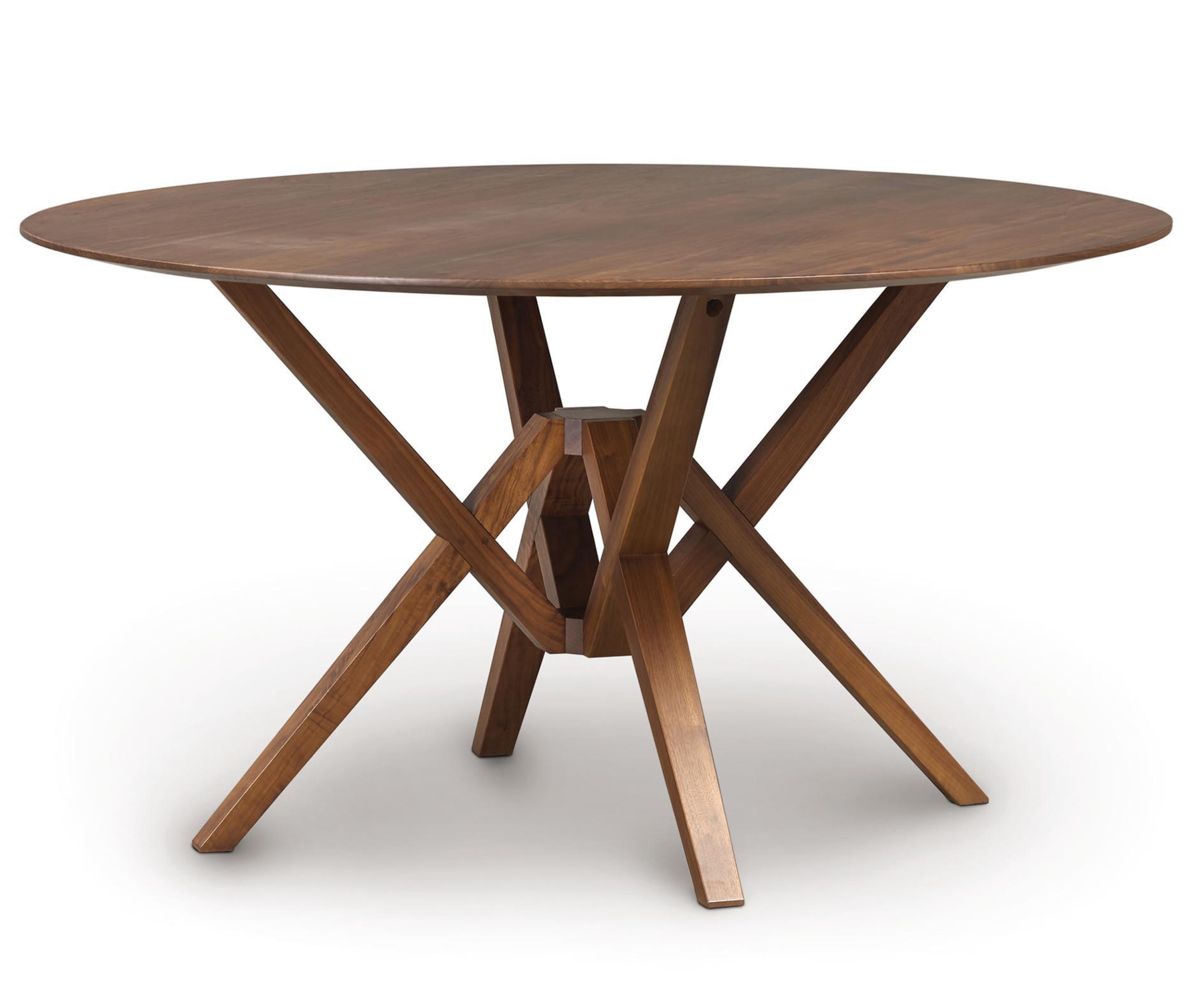 Exeter 54" Round Table in Walnut