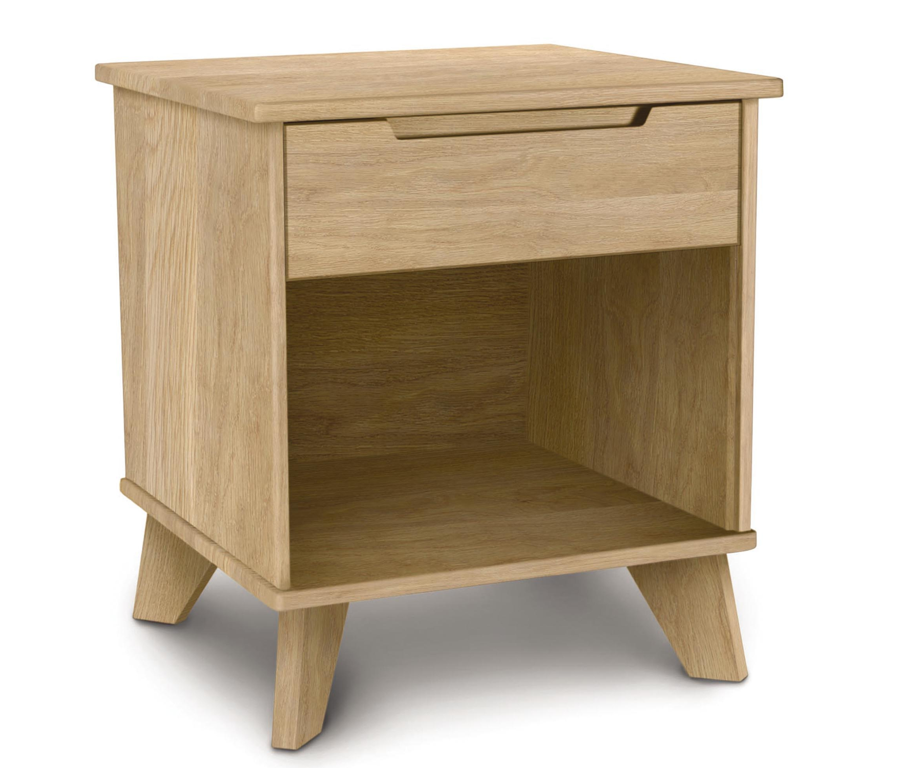Linn 1-Drawer Nightstand in Oak