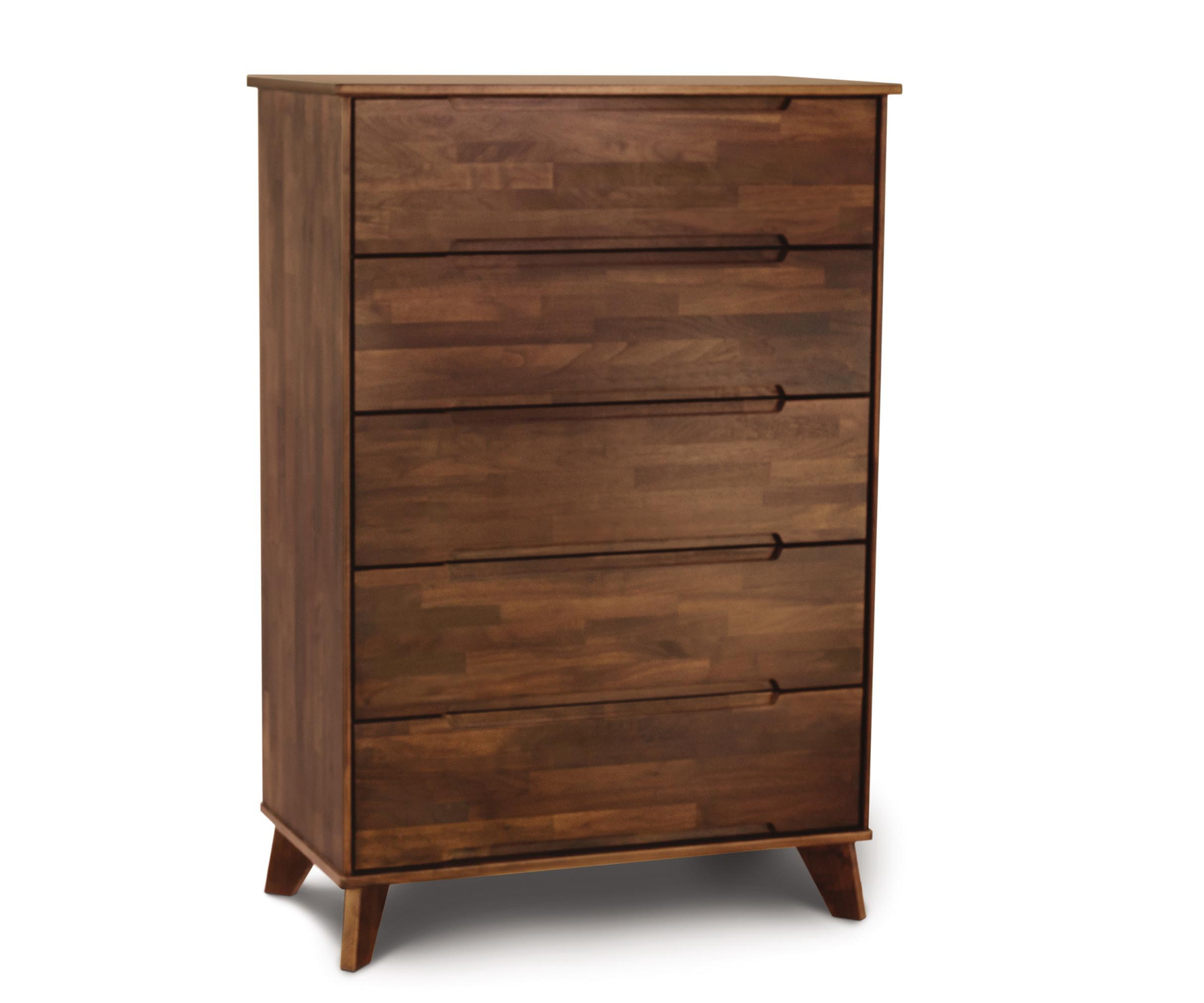 Linn 5-Drawer Wide in Walnut