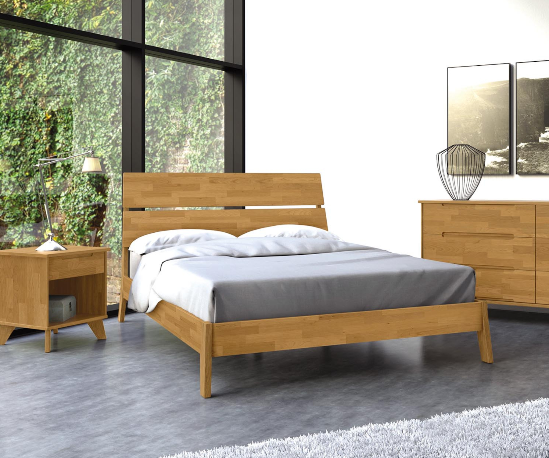 Linn Bedroom in Natural Cherry