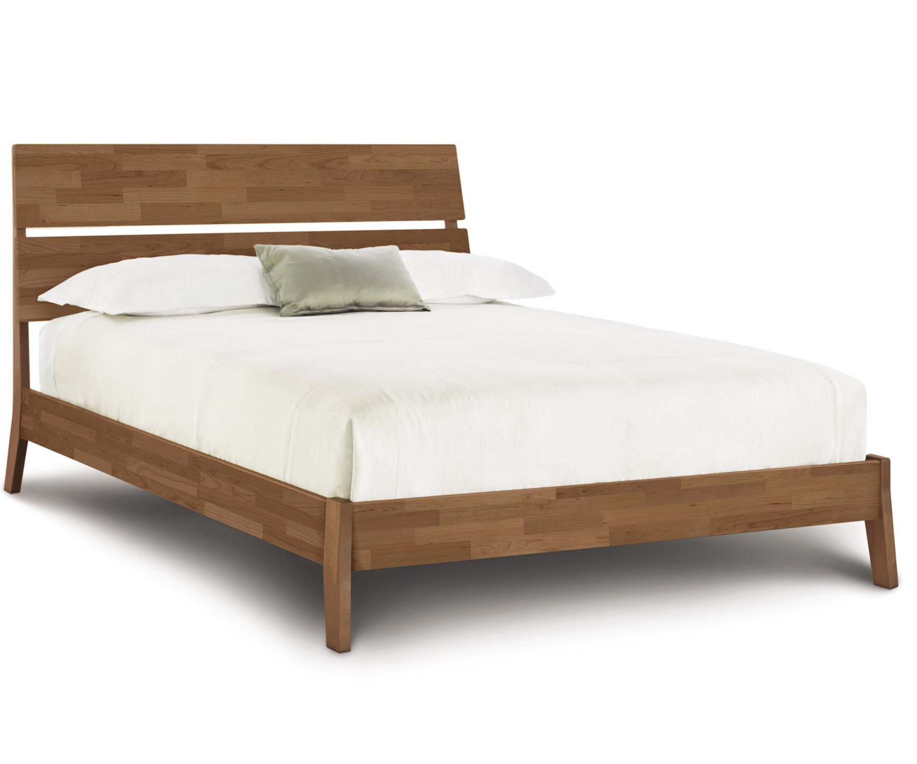Linn Bed in Saddle Cherry