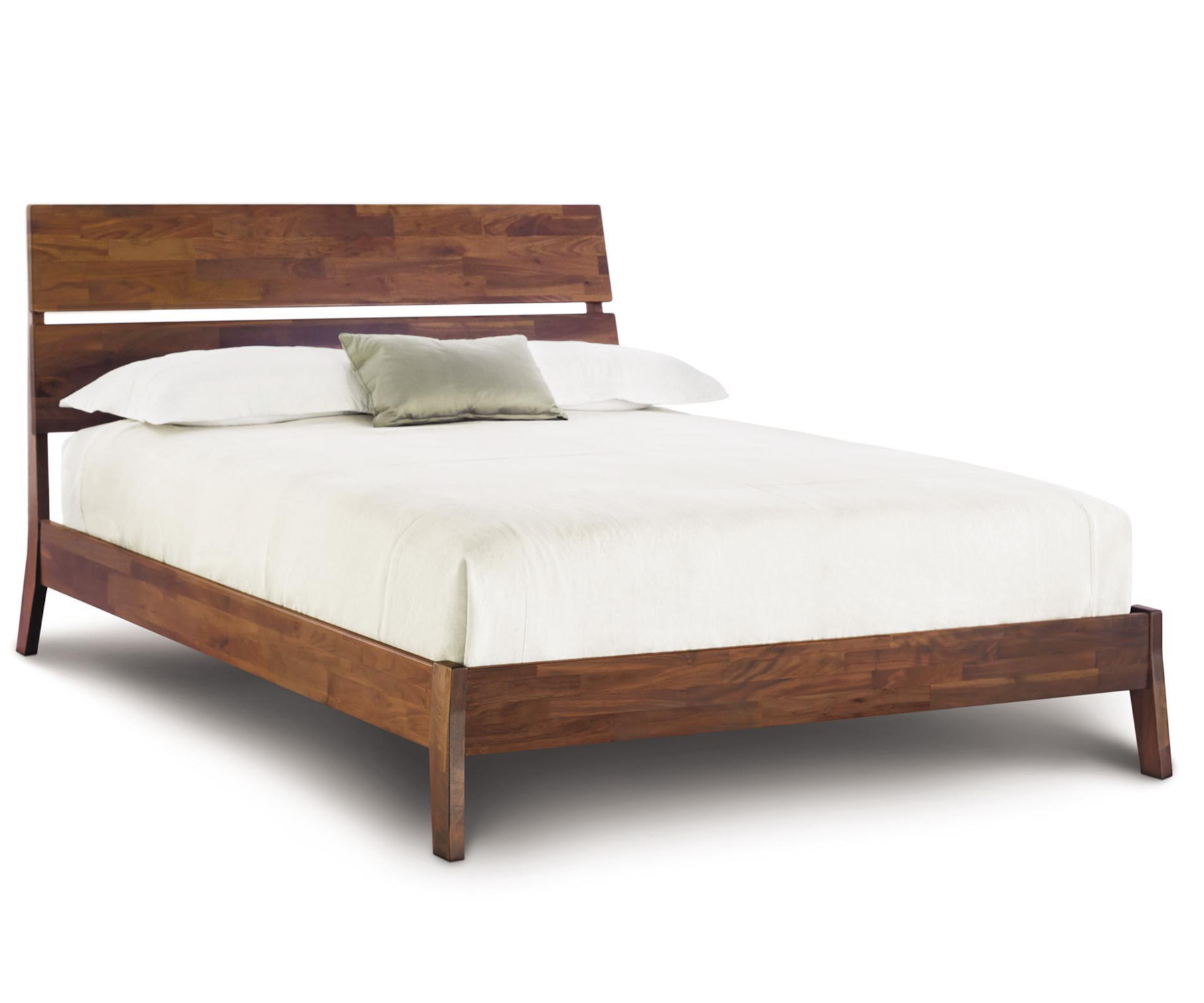 Linn Bed in Saddle Walnut