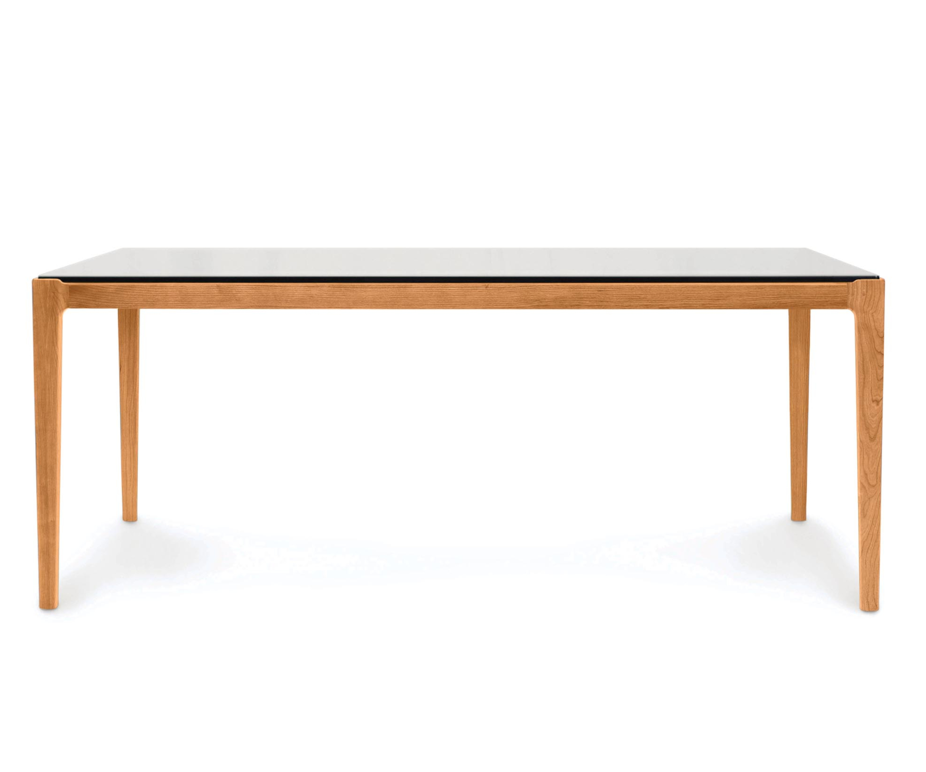 Lisse Glass Top Table in Cherry