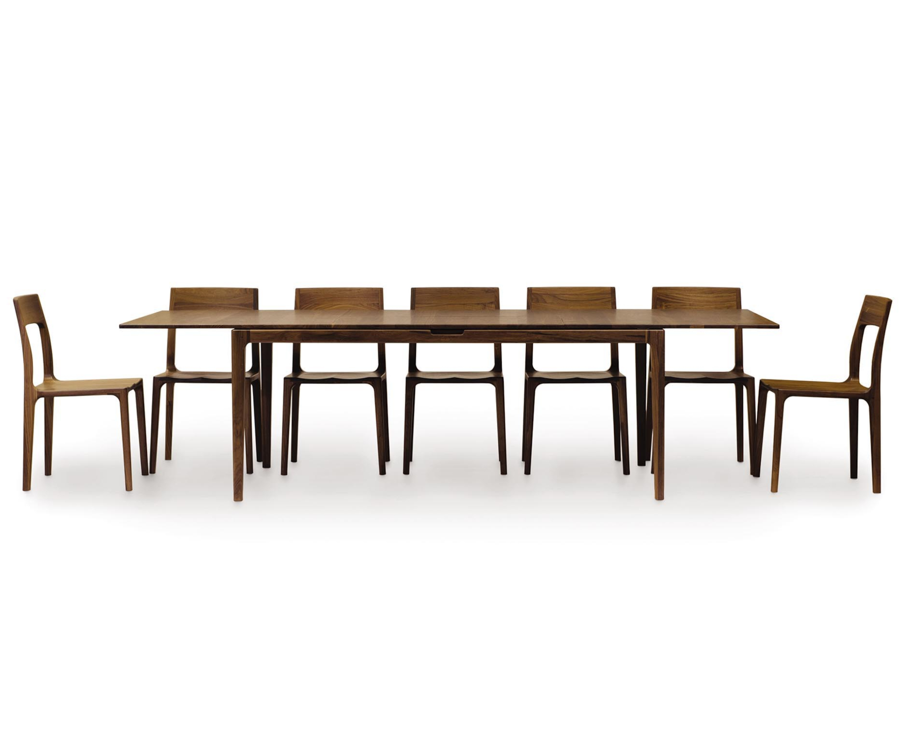 Lisse Extension Table in Walnut - Open