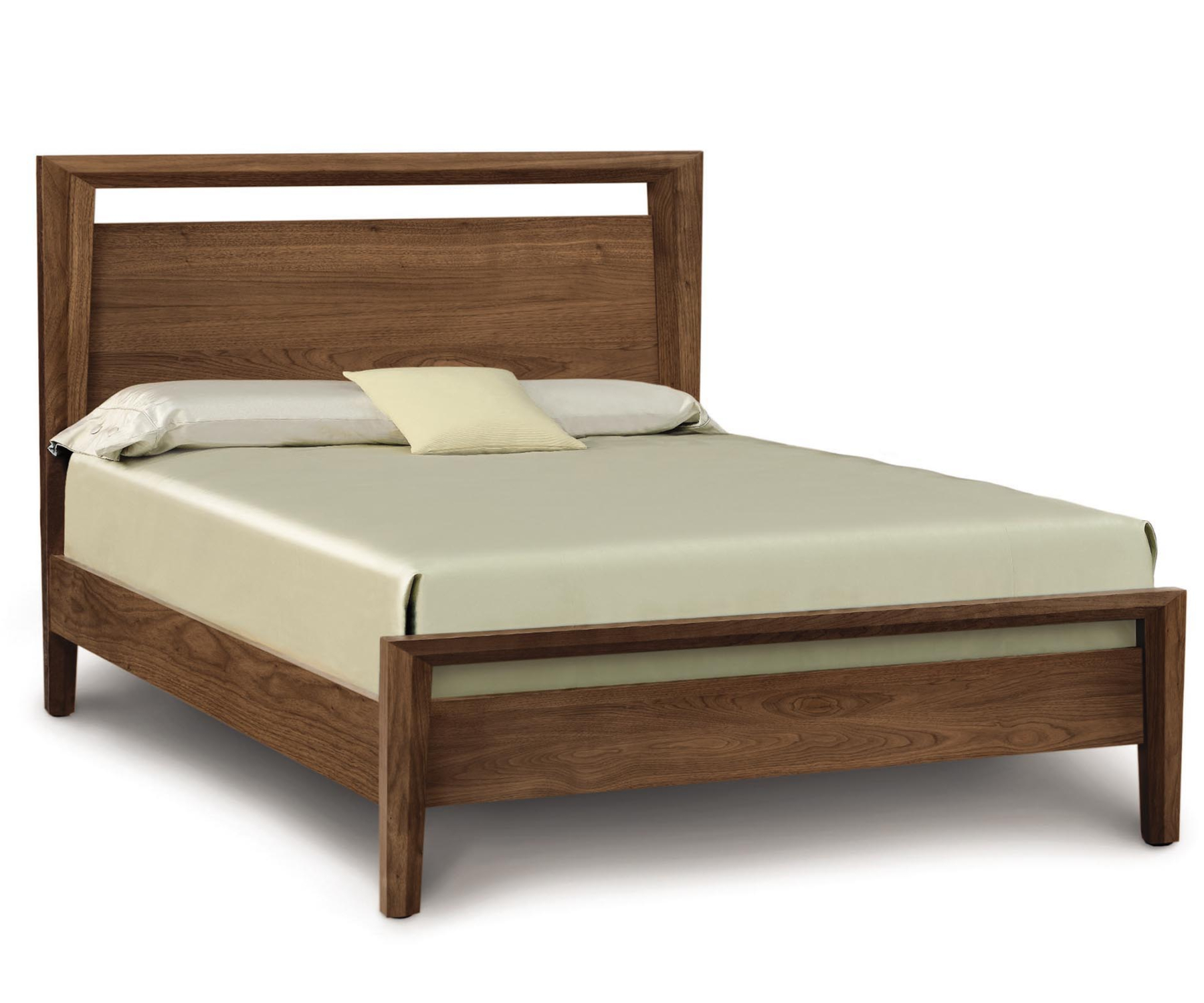 Mansfield Bed in Walnut with 49" Headboard
