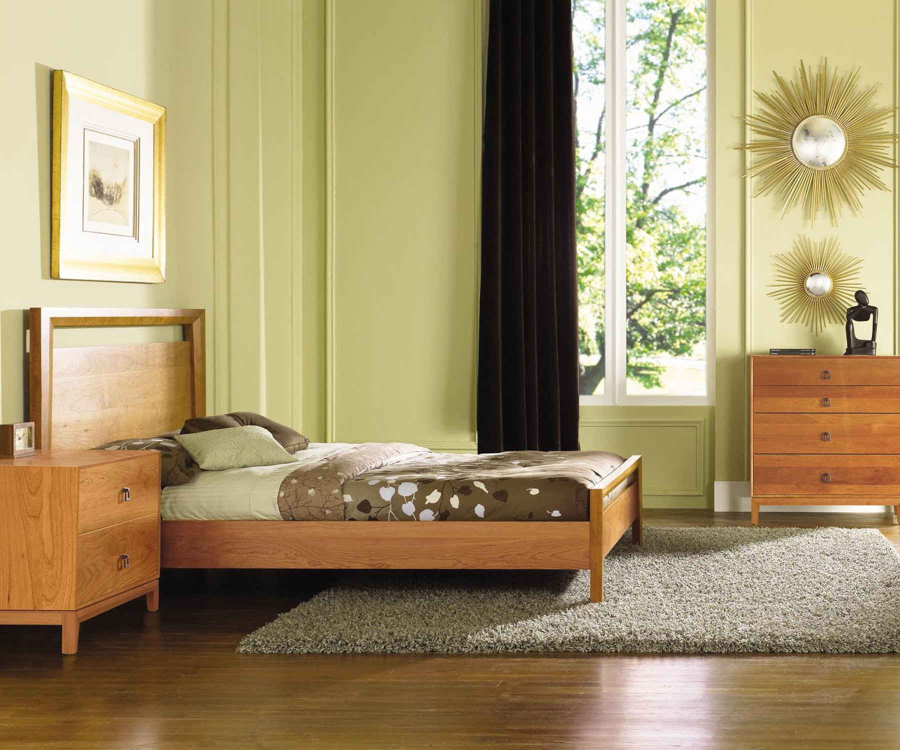 Mansfield Bedroom Collection in Cherry