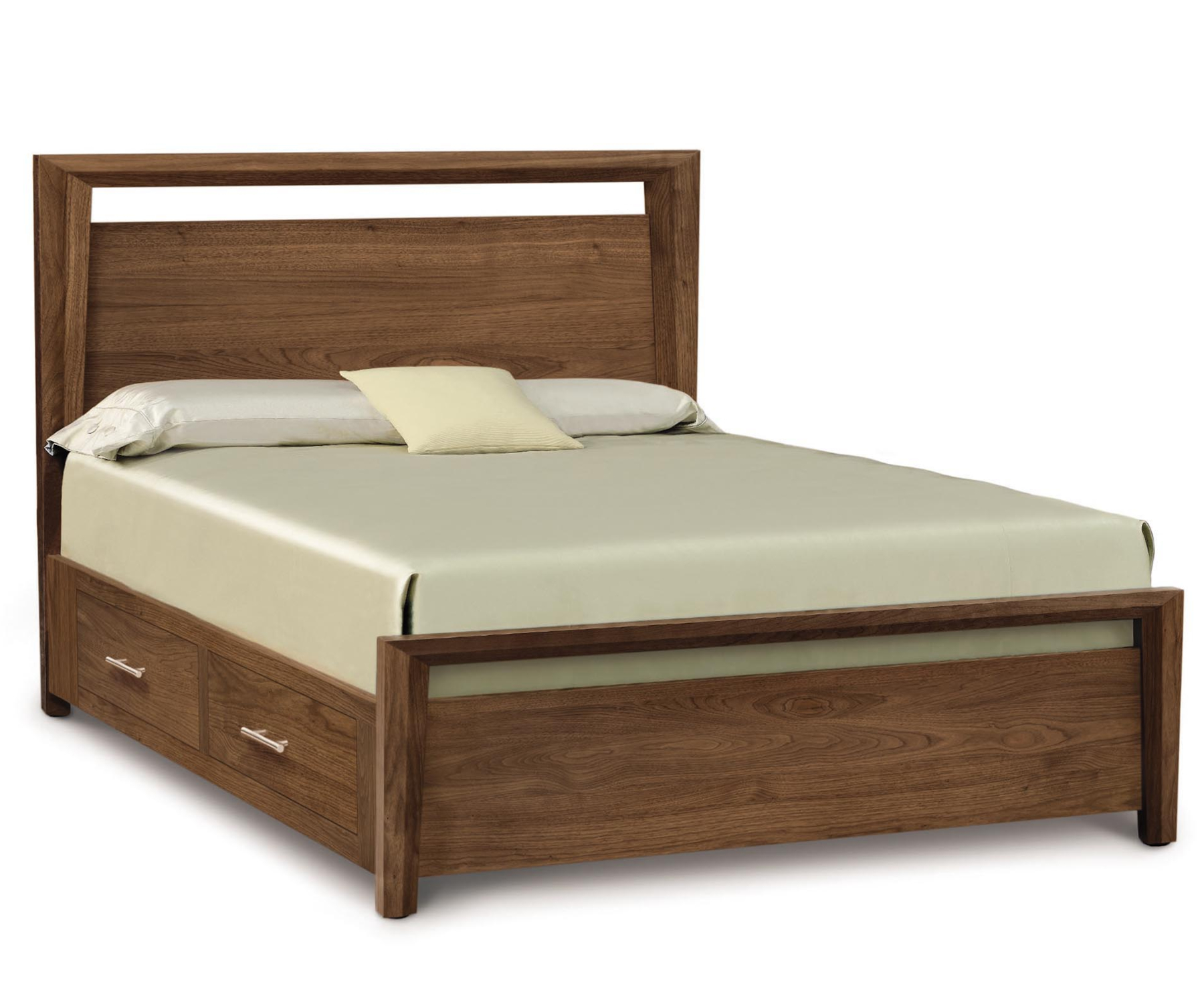 Mansfield Storage Bed in Walnut with 49" Headboard