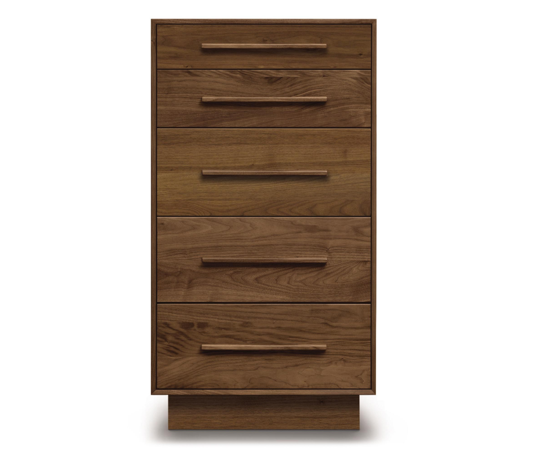 Moduluxe 5-Drawer Narrow in Walnut
