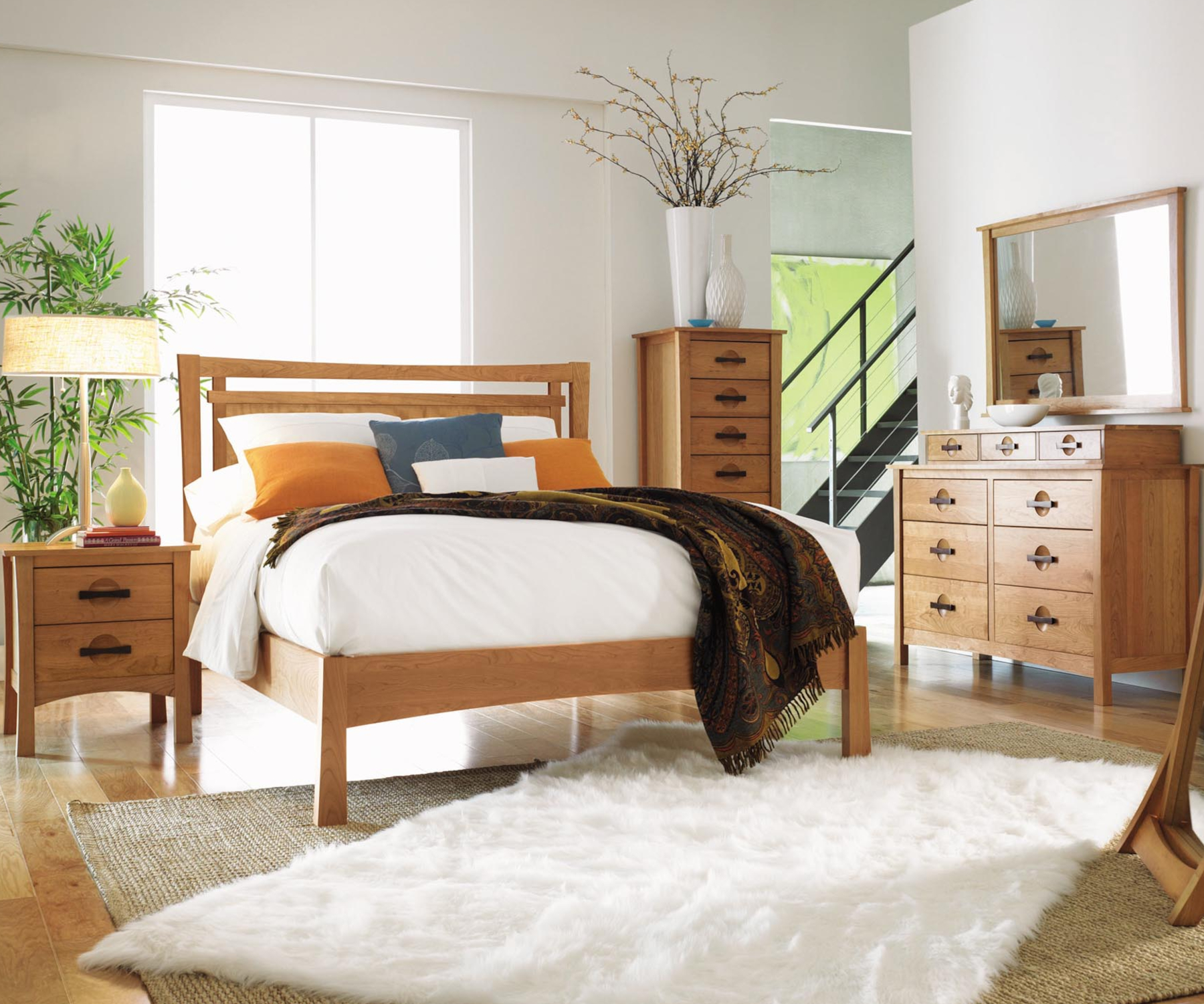 Monterey Bed with Berkeley Dresser and Nightstand