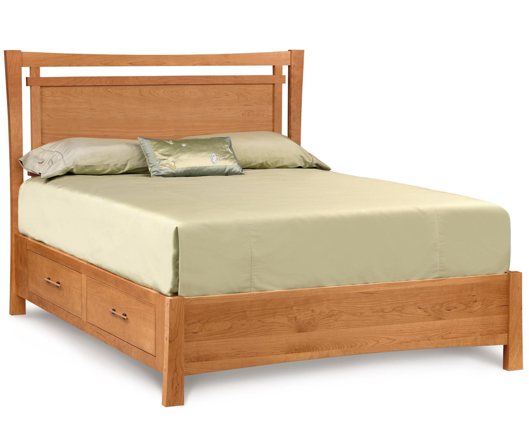 Monterey Storage Panel Bed in Cherry
