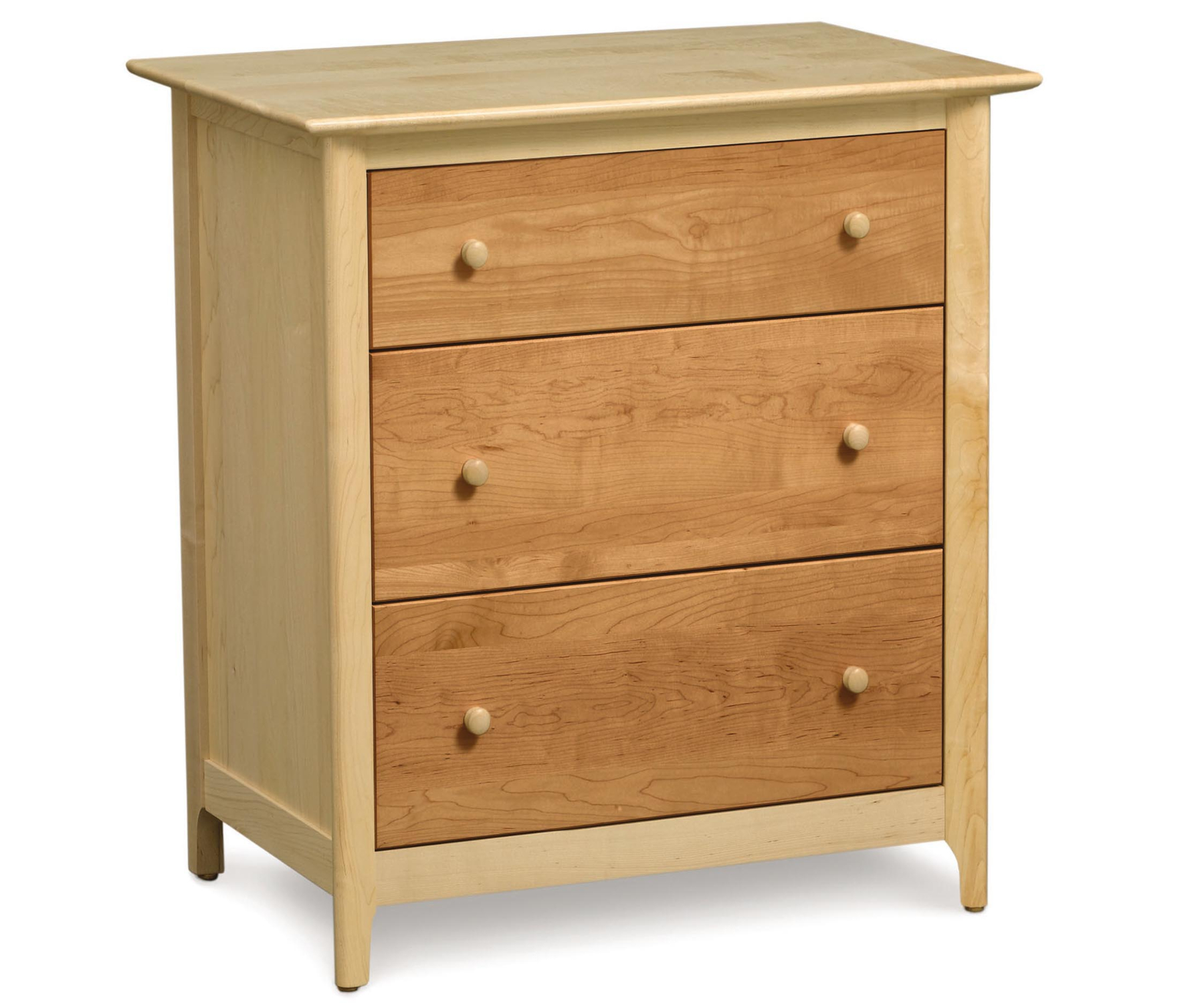 Sarah 3-Drawer in Maple/Cherry
