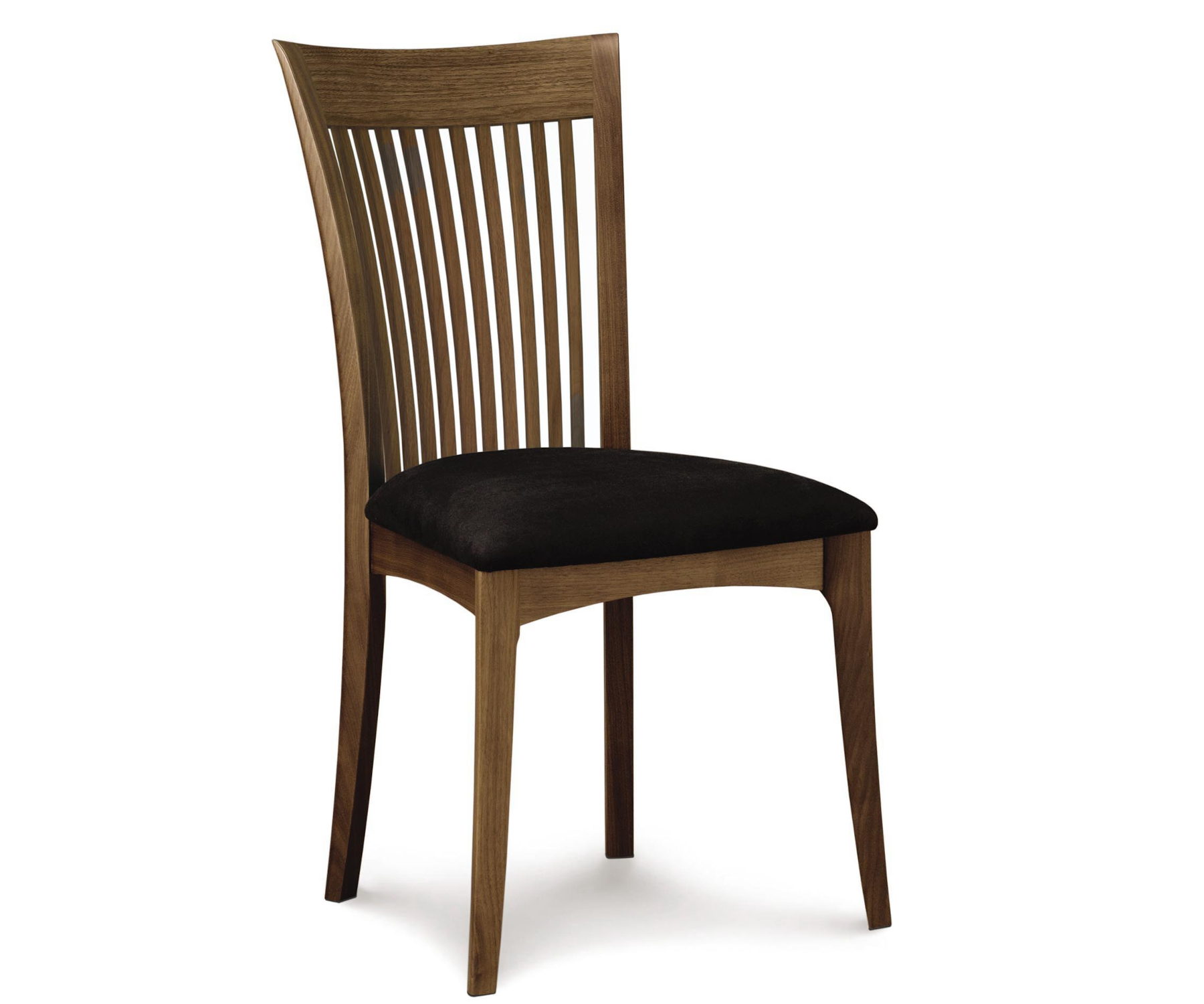 Sarah Upholstered Side Chair in Walnut