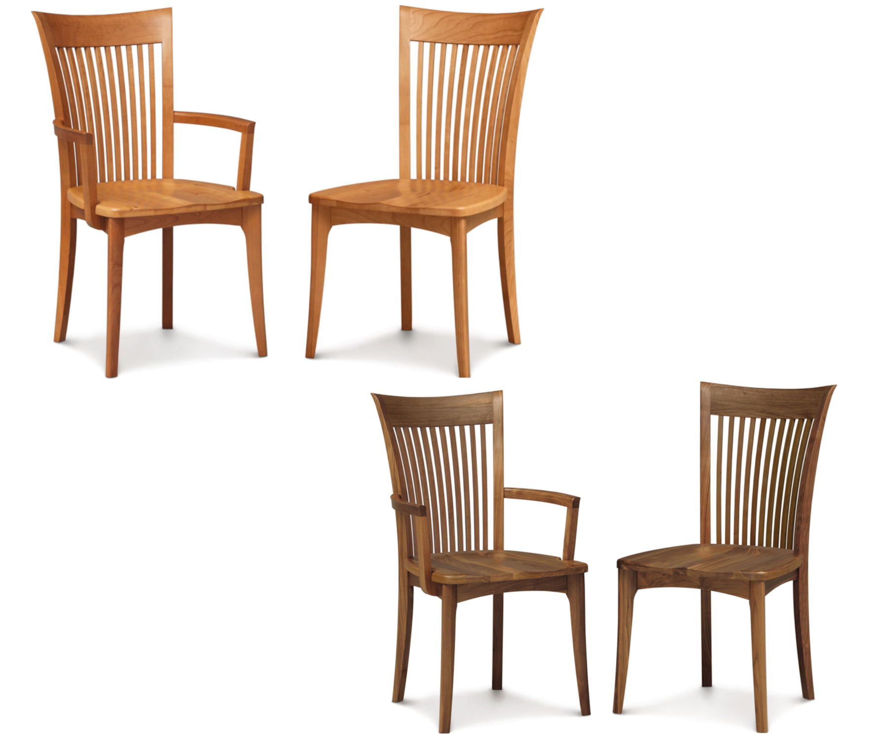 Sarah Chairs with Wood Seat by Copeland