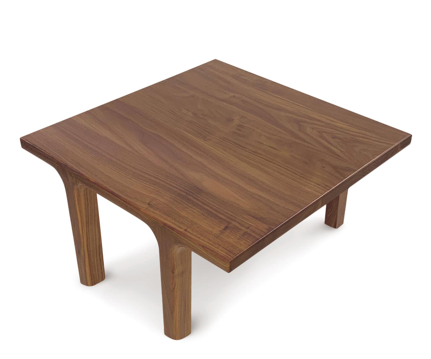 Sierra 24" x 24" x 14"H Coffee Table in Walnut - Top View