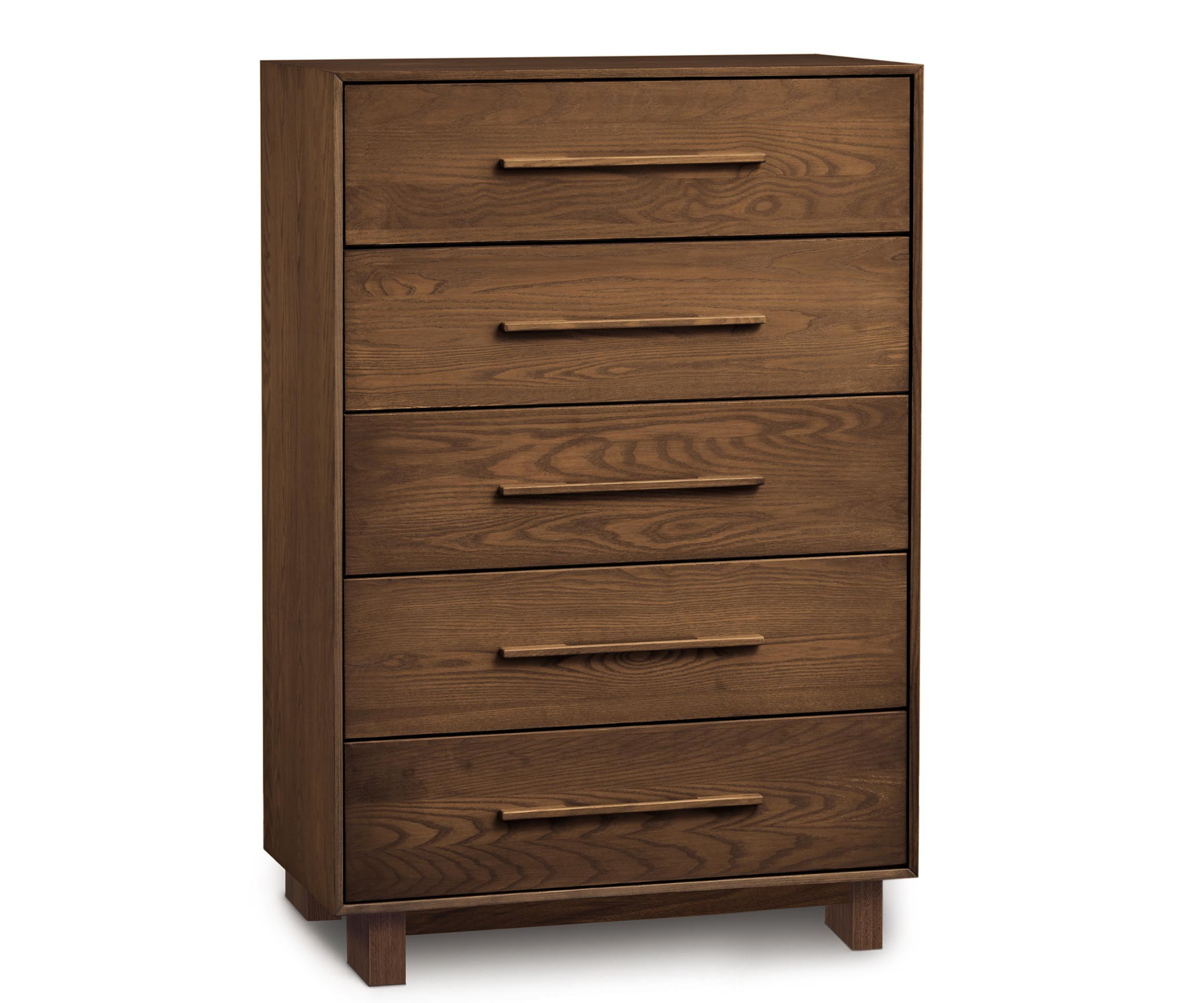 Sloane 5-Drawer Wide Chest in Walnut