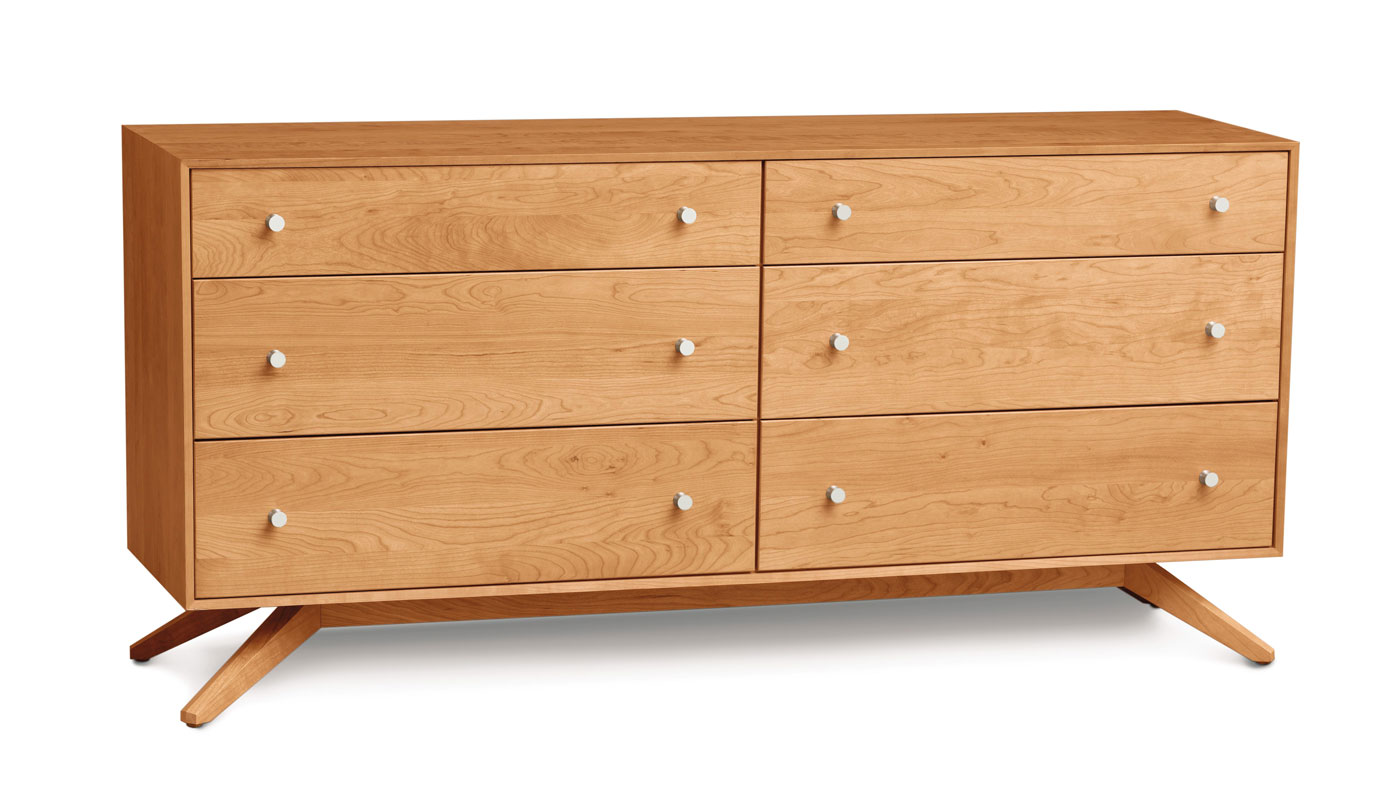 Copeland Astrid 6 Drawer Dresser in Cherry 