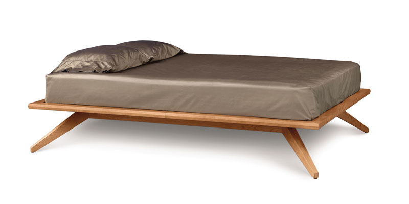 Copeland Astrid Bed without Headboard in Cherry