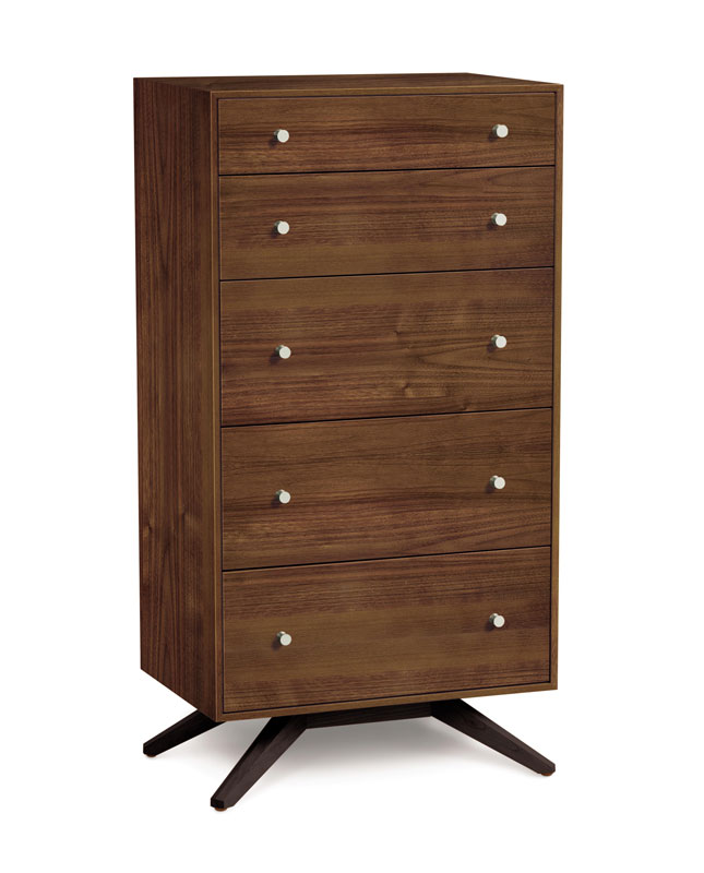 Copeland Astrid 5 Drawer Chest in Walnut