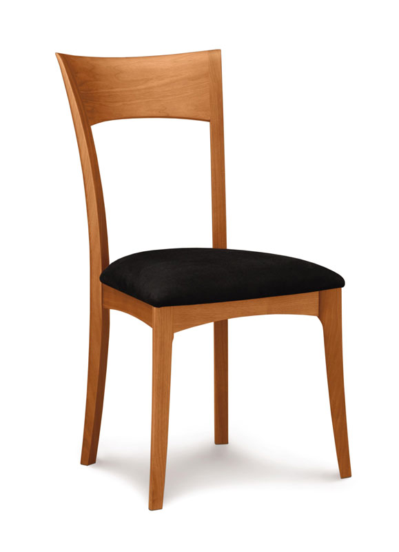 Copeland Ingrid Side Chair in Cherry with Upholstered Seat