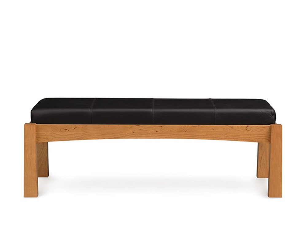 Copeland Berkeley Upholstered Bench in Cherry