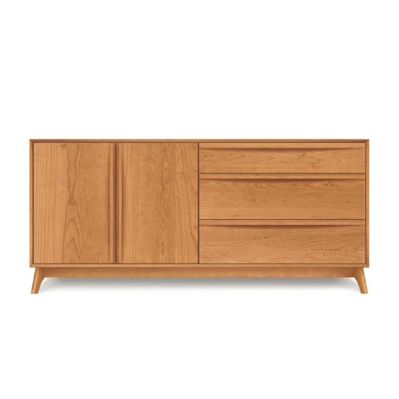 Catalina 3-Drawer on Right  2-Door Left Dresser in Cherry