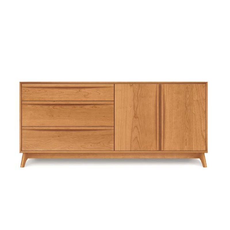 Copeland Catalina 3 Drawers on Left, 2 Doors on Right Dresser in Cherry