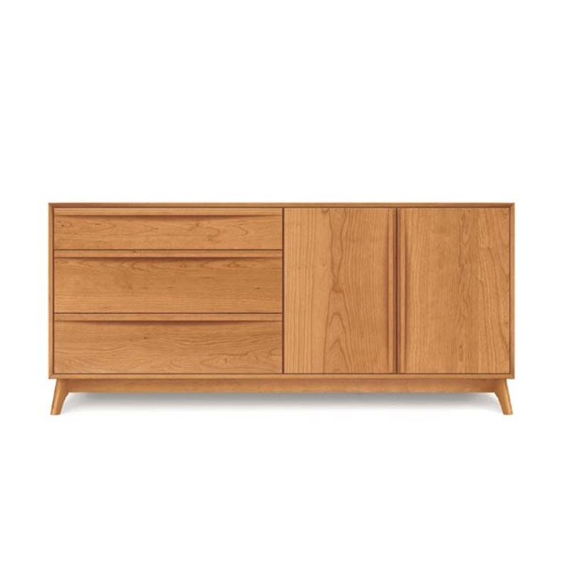 Copeland Catalina Dresser with 3 Drawers on Left, 2 Doors on Right 