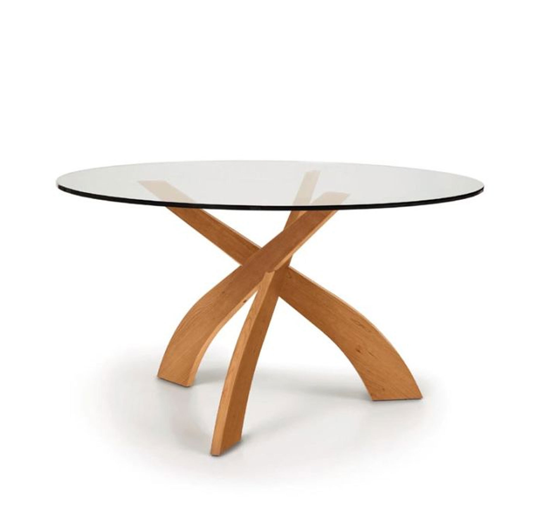 Copeland Entwine 54 inch Round Glass Top Table