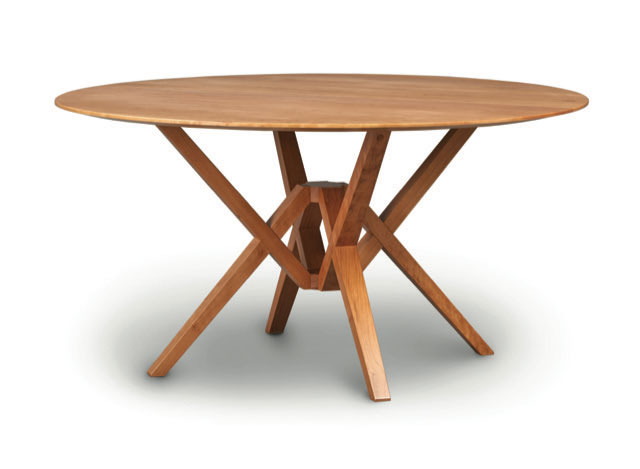 Copeland Exeter Round Fixed Top Table in Cherry