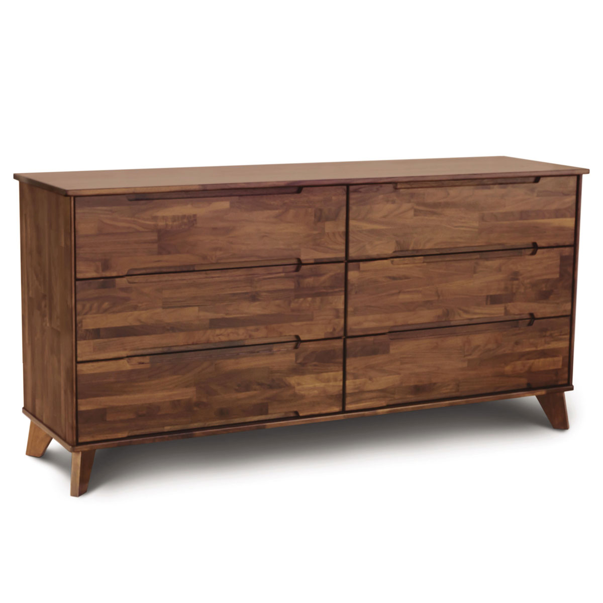 Copeland Linn Six Drawer Dresser in Walnut