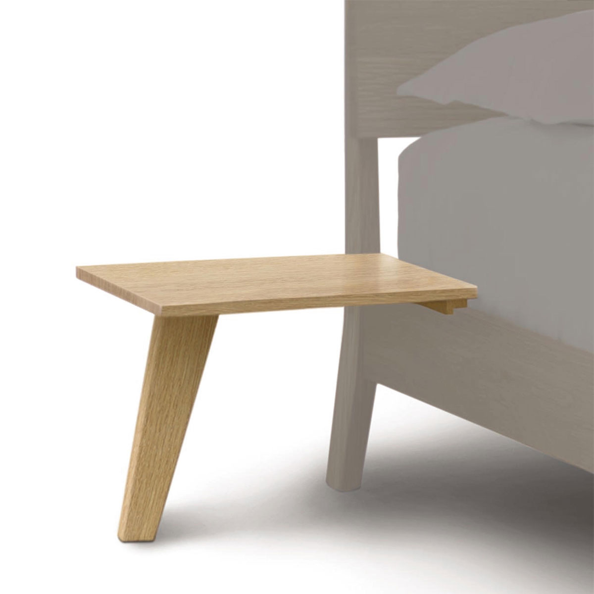 Copeland Linn Attached Nightstand Left and Right in Oak