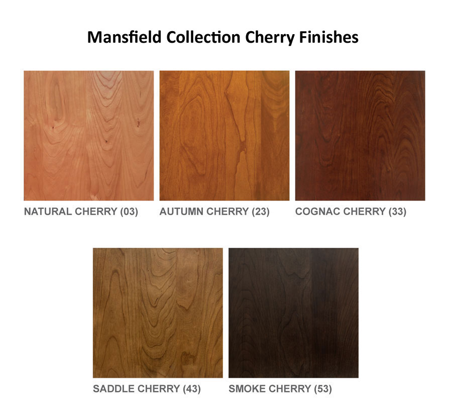 Copeland Mansfield Bedroom Cherry Finishes